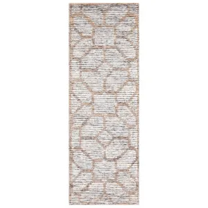 SAFAVIEH Handmade Natural Fiber Azaria Nautical Geometric Wool Rug