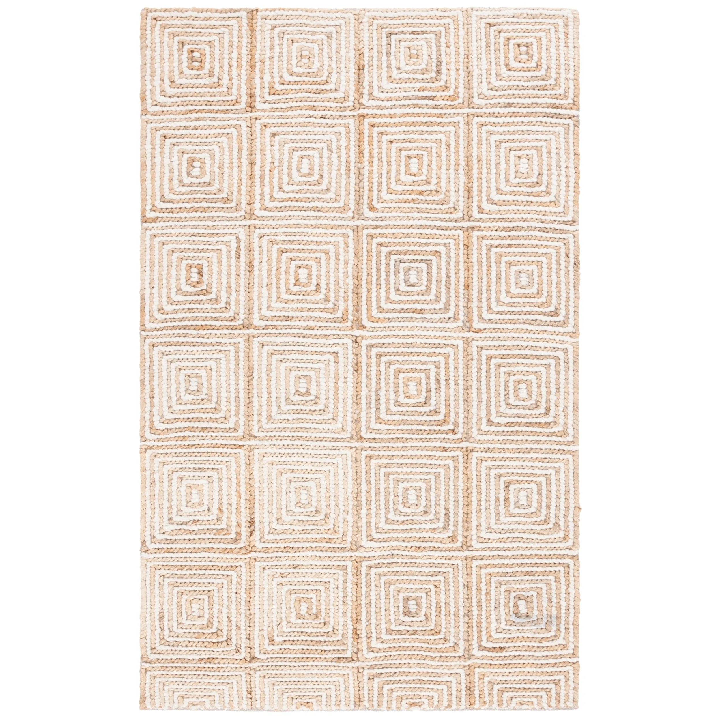 SAFAVIEH Handmade Natural Fiber Bethzy Farmhouse Jute & Wool