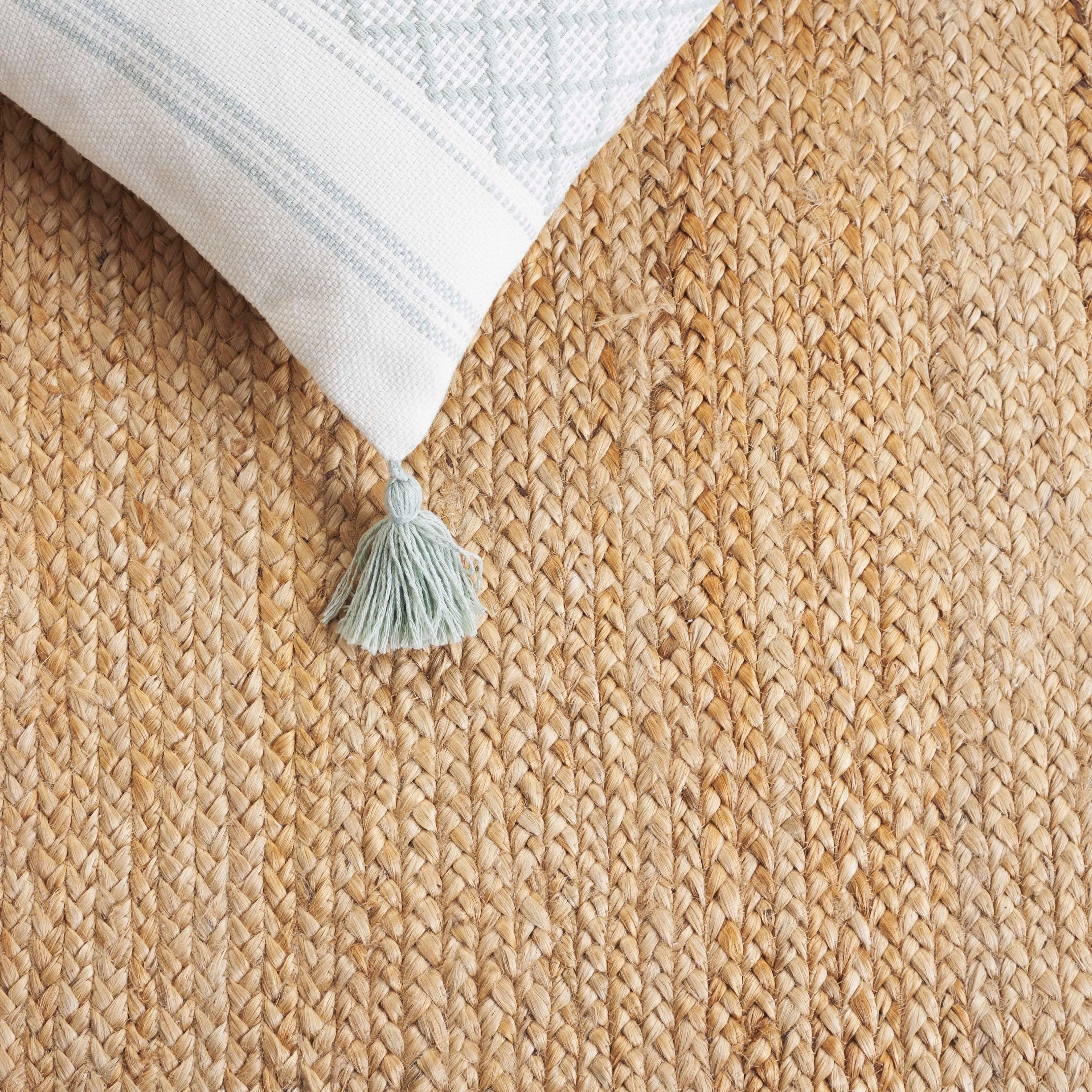 SAFAVIEH Handmade Natural Fiber Calcedonia Border Pattern Jute Rug