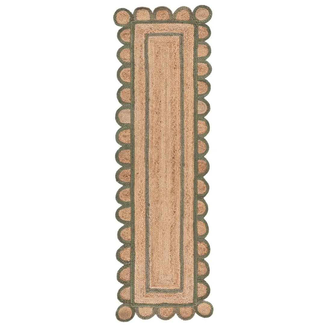 SAFAVIEH Handmade Natural Fiber Calcedonia Border Pattern Jute Rug