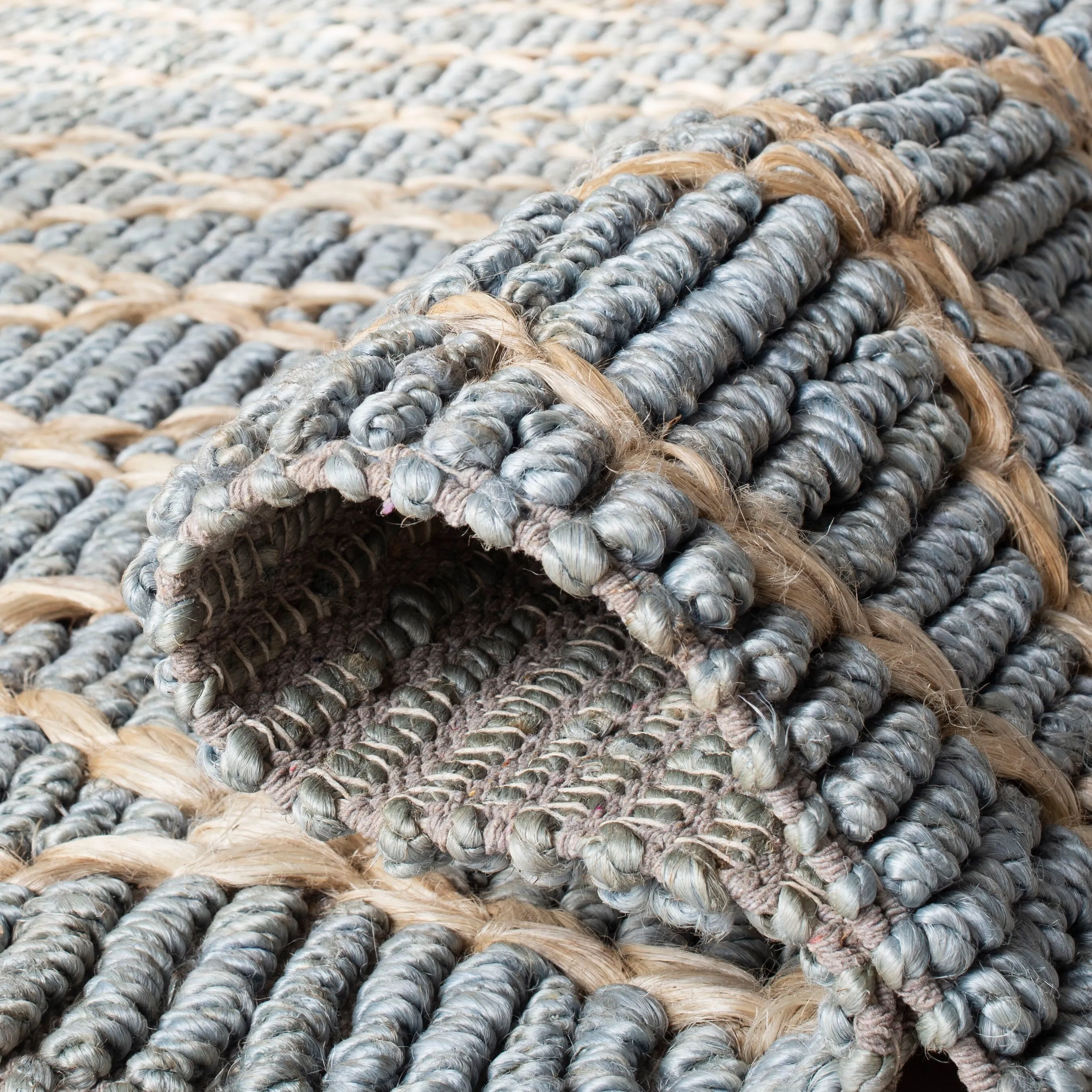 SAFAVIEH Handmade Natural Fiber Foolke Casual Jute Trellis Rug