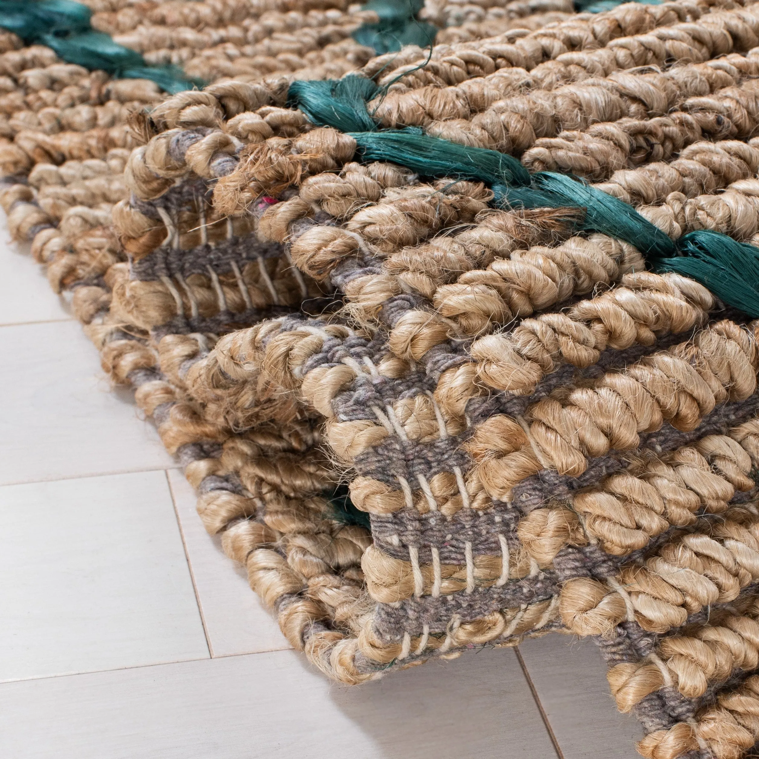 SAFAVIEH Handmade Natural Fiber Foolke Casual Jute Trellis Rug