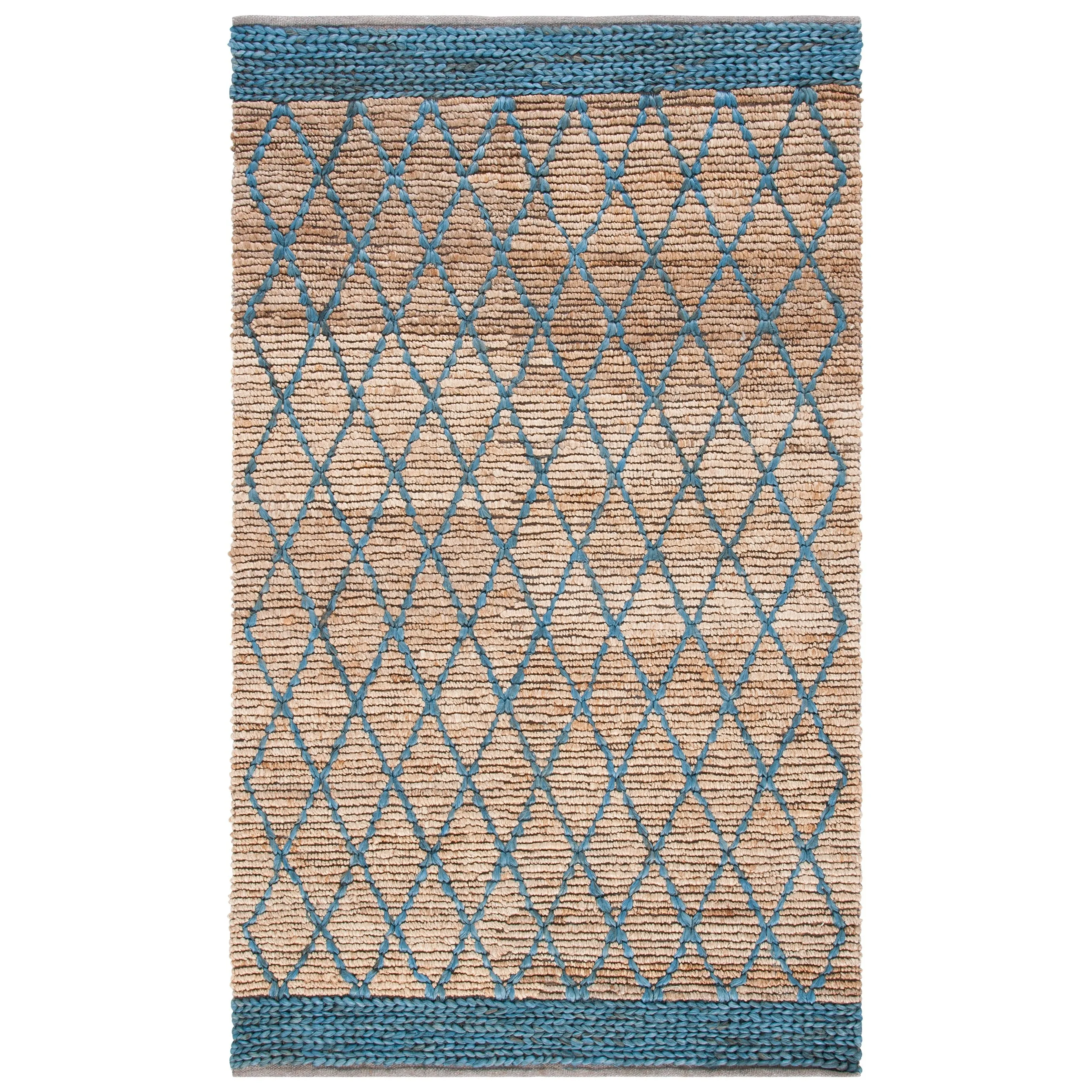 SAFAVIEH Handmade Natural Fiber Foolke Casual Jute Trellis Rug