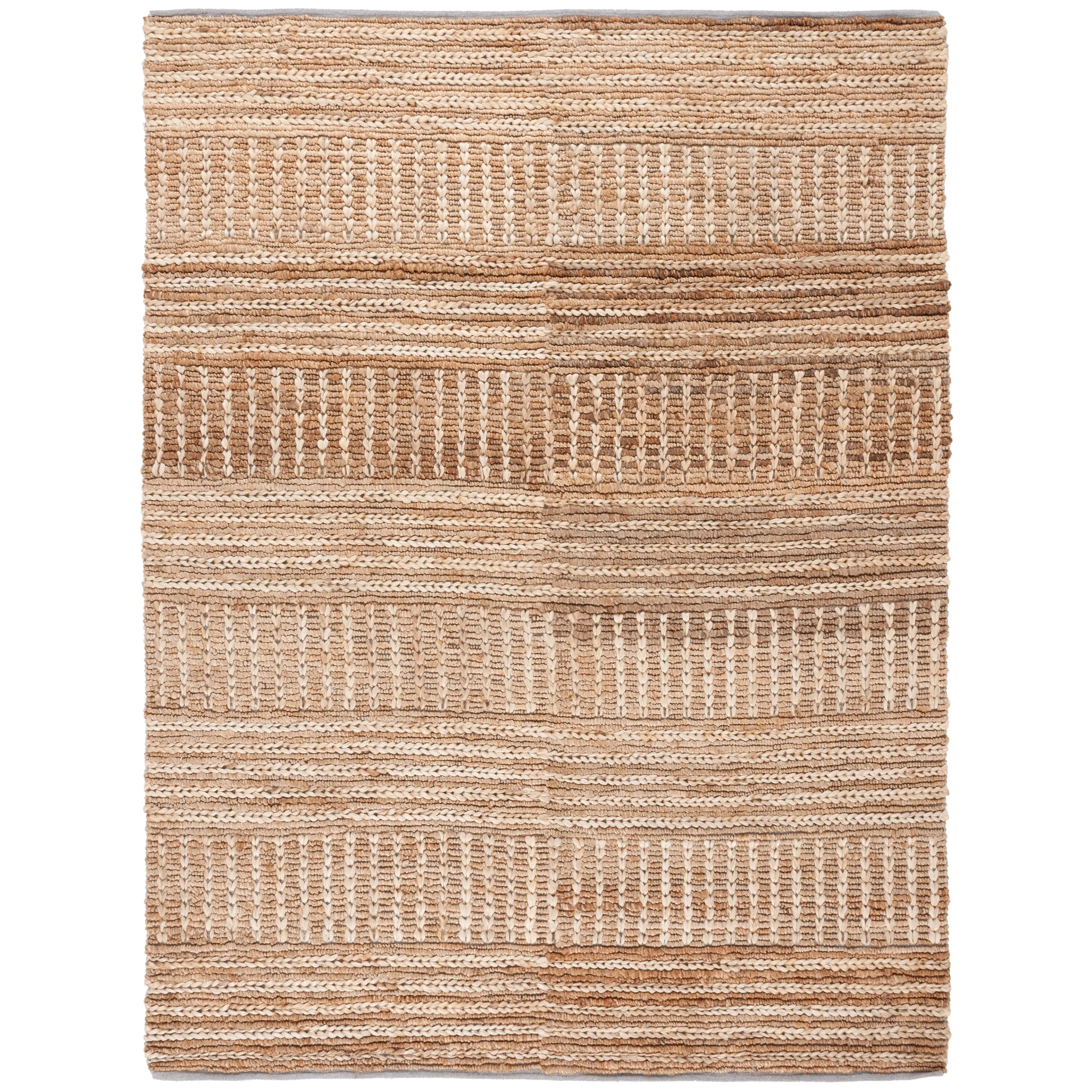 SAFAVIEH Handmade Natural Fiber Foolke Casual Jute Trellis Rug