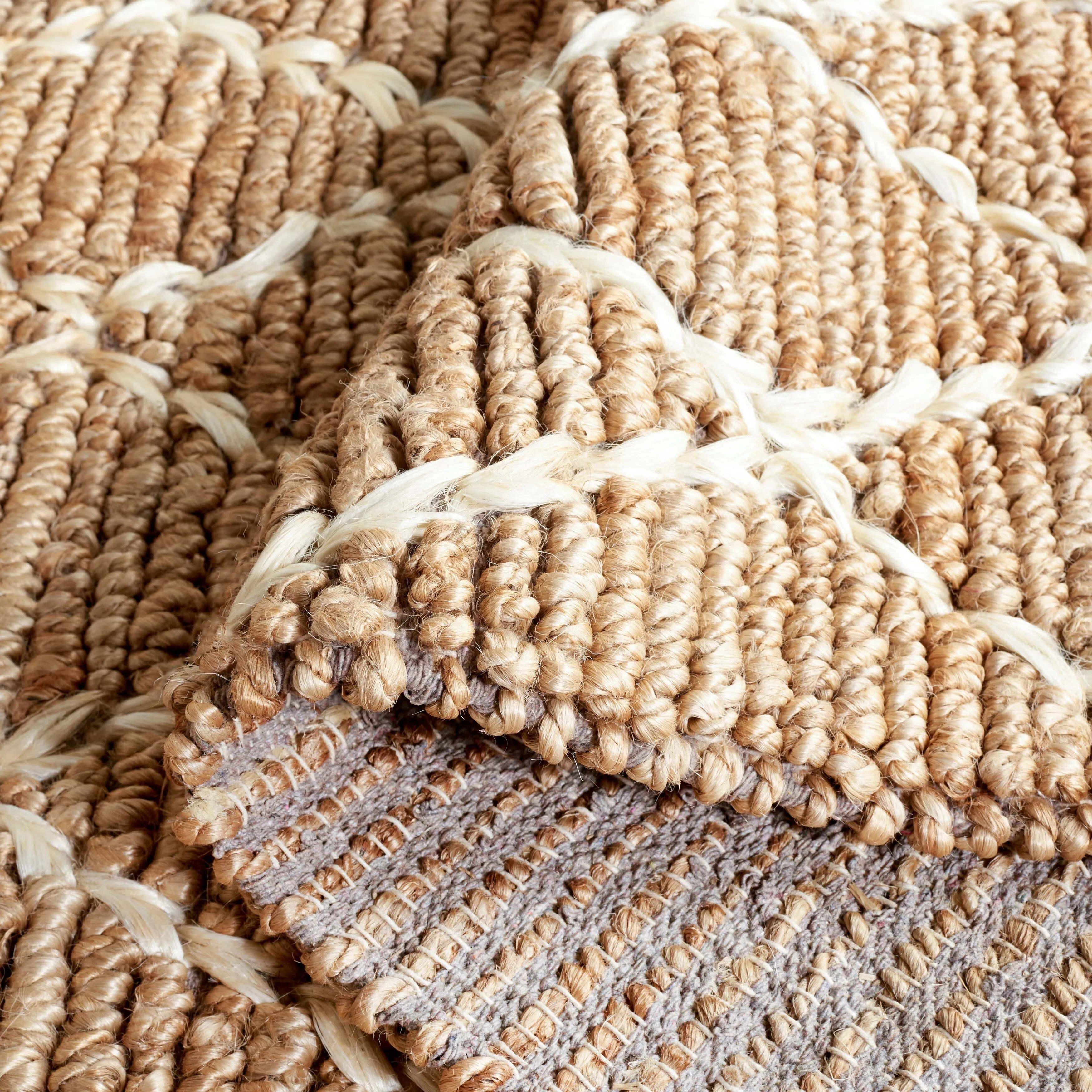 SAFAVIEH Handmade Natural Fiber Foolke Casual Jute Trellis Rug