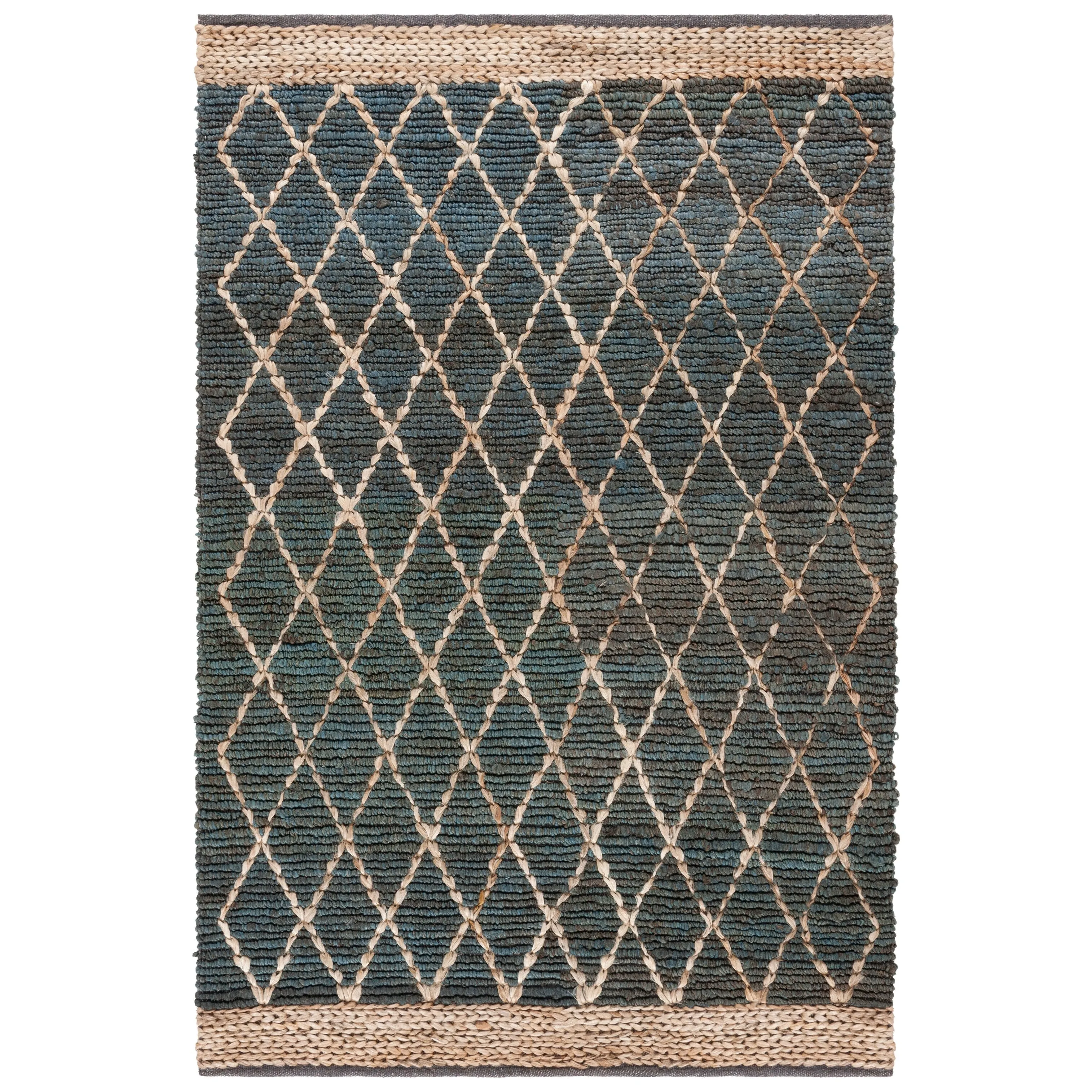 SAFAVIEH Handmade Natural Fiber Foolke Casual Jute Trellis Rug