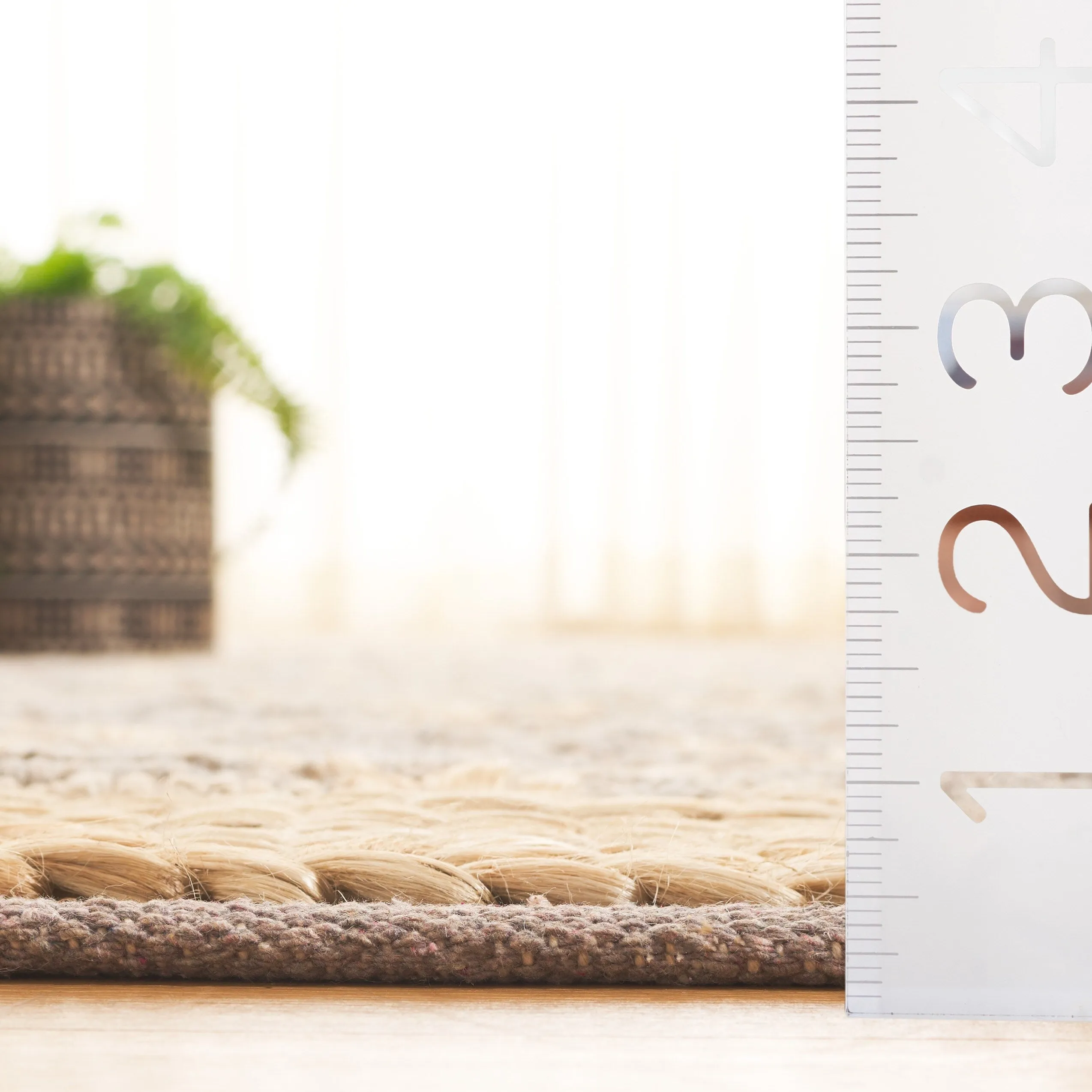 SAFAVIEH Handmade Natural Fiber Foolke Casual Jute Trellis Rug