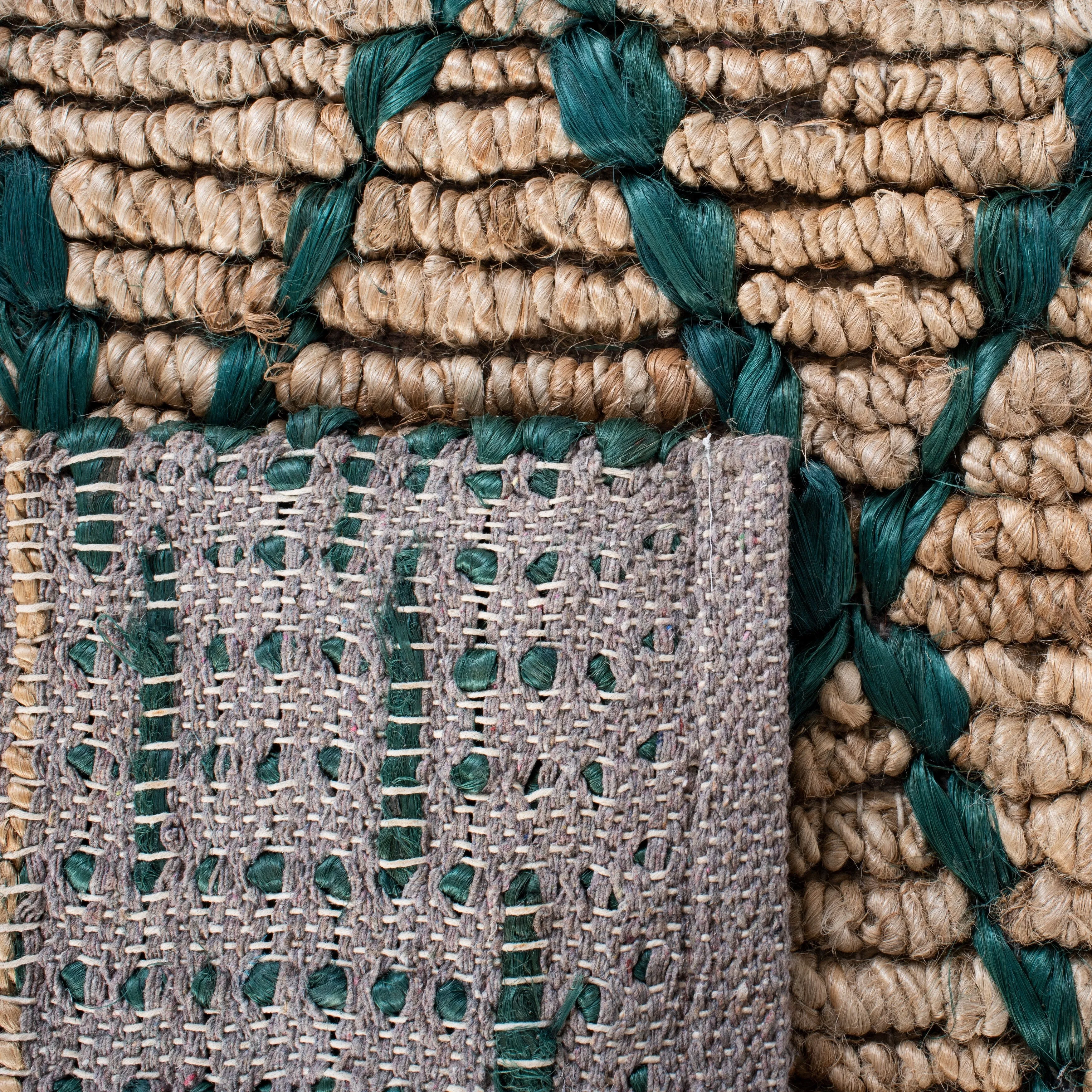 SAFAVIEH Handmade Natural Fiber Foolke Casual Jute Trellis Rug