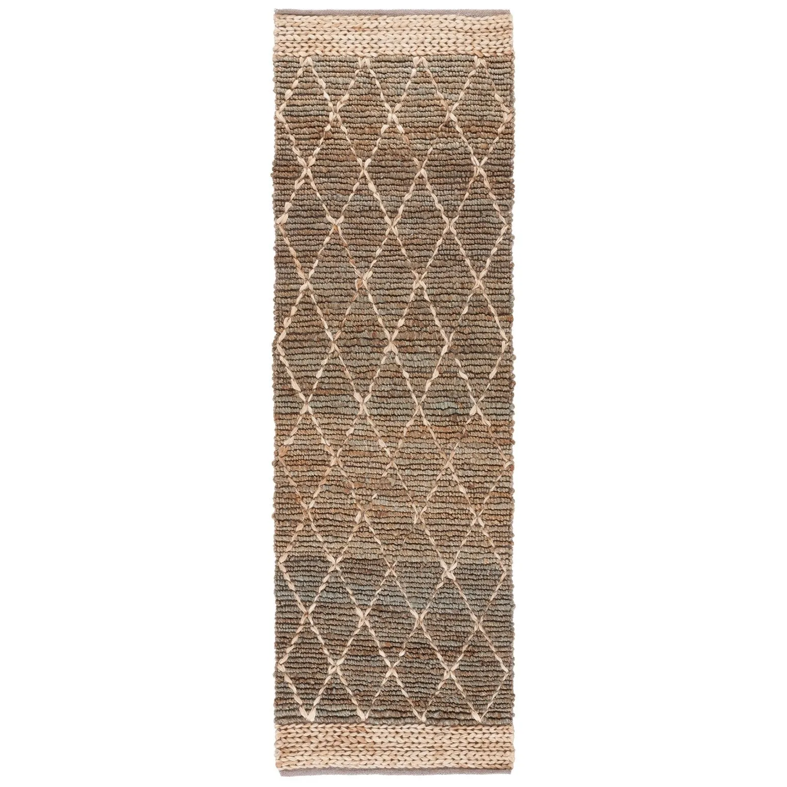 SAFAVIEH Handmade Natural Fiber Foolke Casual Jute Trellis Rug