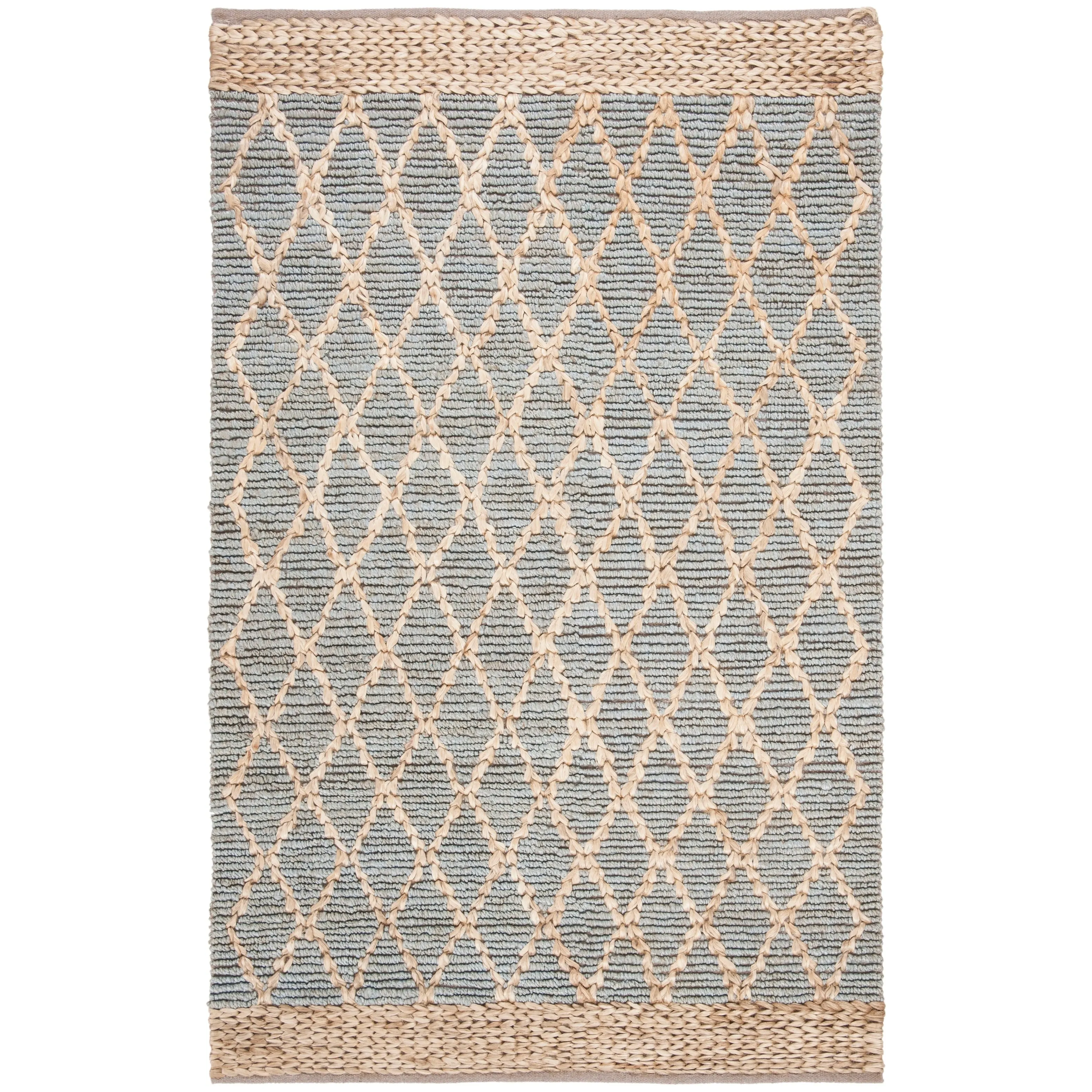 SAFAVIEH Handmade Natural Fiber Foolke Casual Jute Trellis Rug