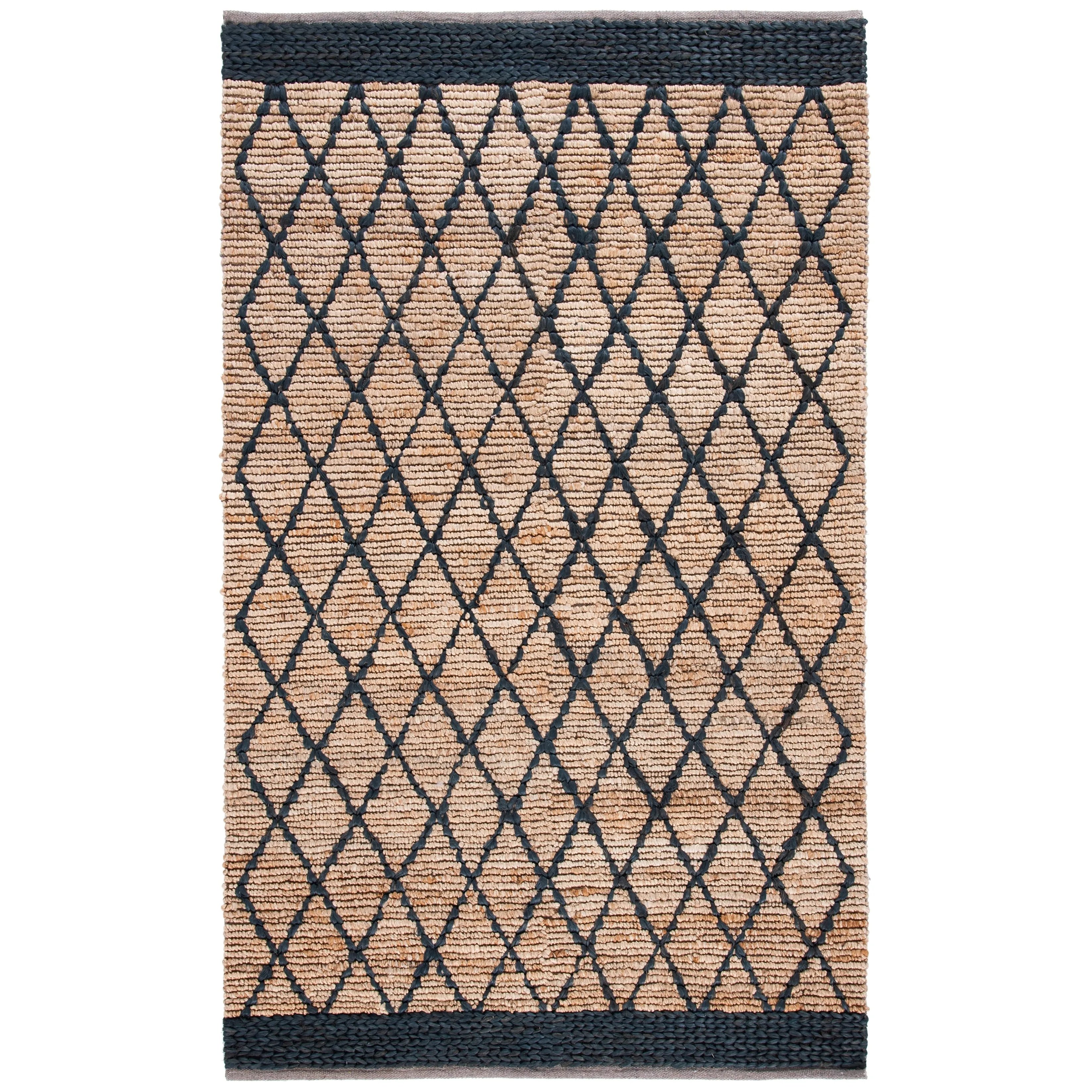 SAFAVIEH Handmade Natural Fiber Foolke Casual Jute Trellis Rug