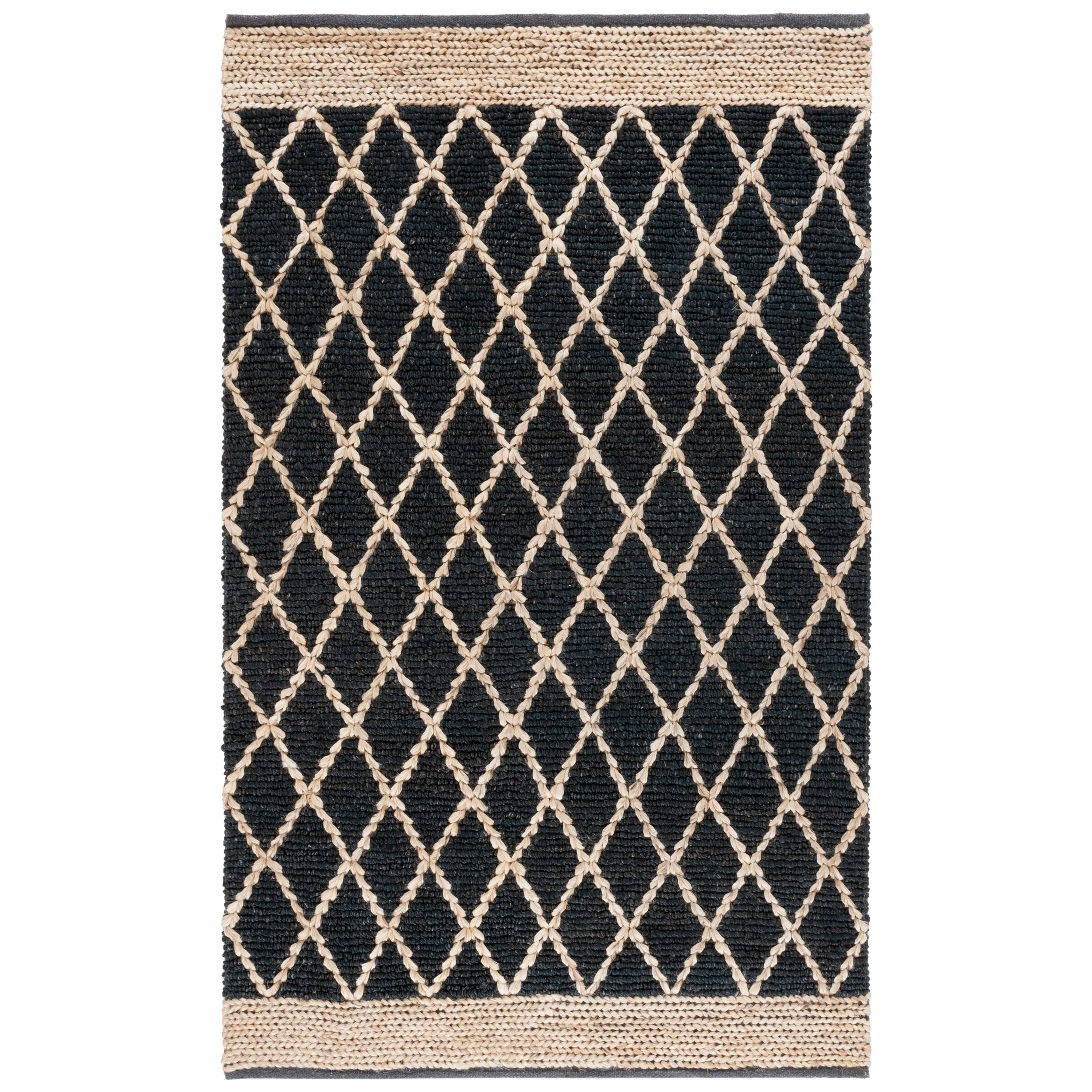 SAFAVIEH Handmade Natural Fiber Foolke Casual Jute Trellis Rug