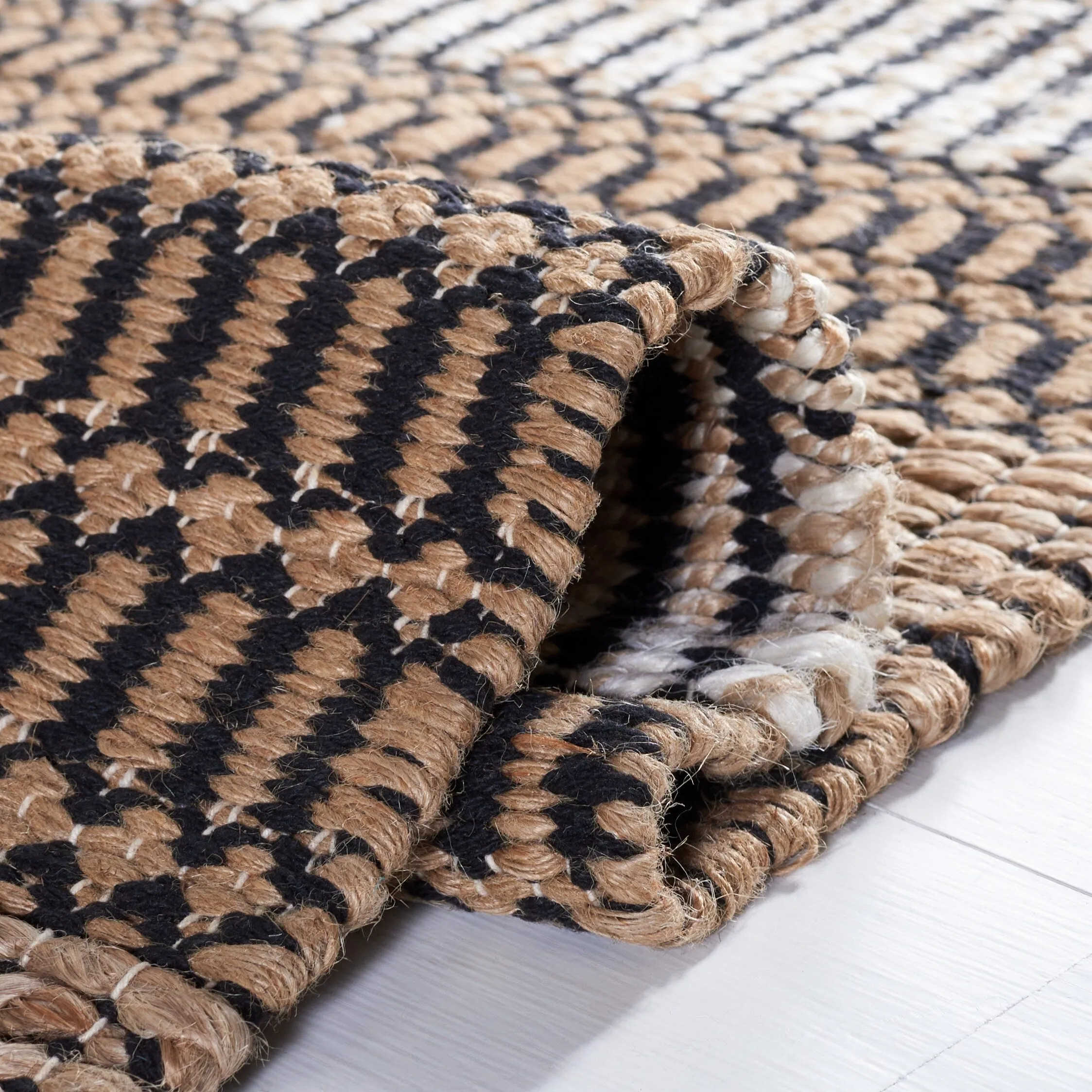 SAFAVIEH Handmade Natural Fiber Galilea Geometric Seagrass Rug