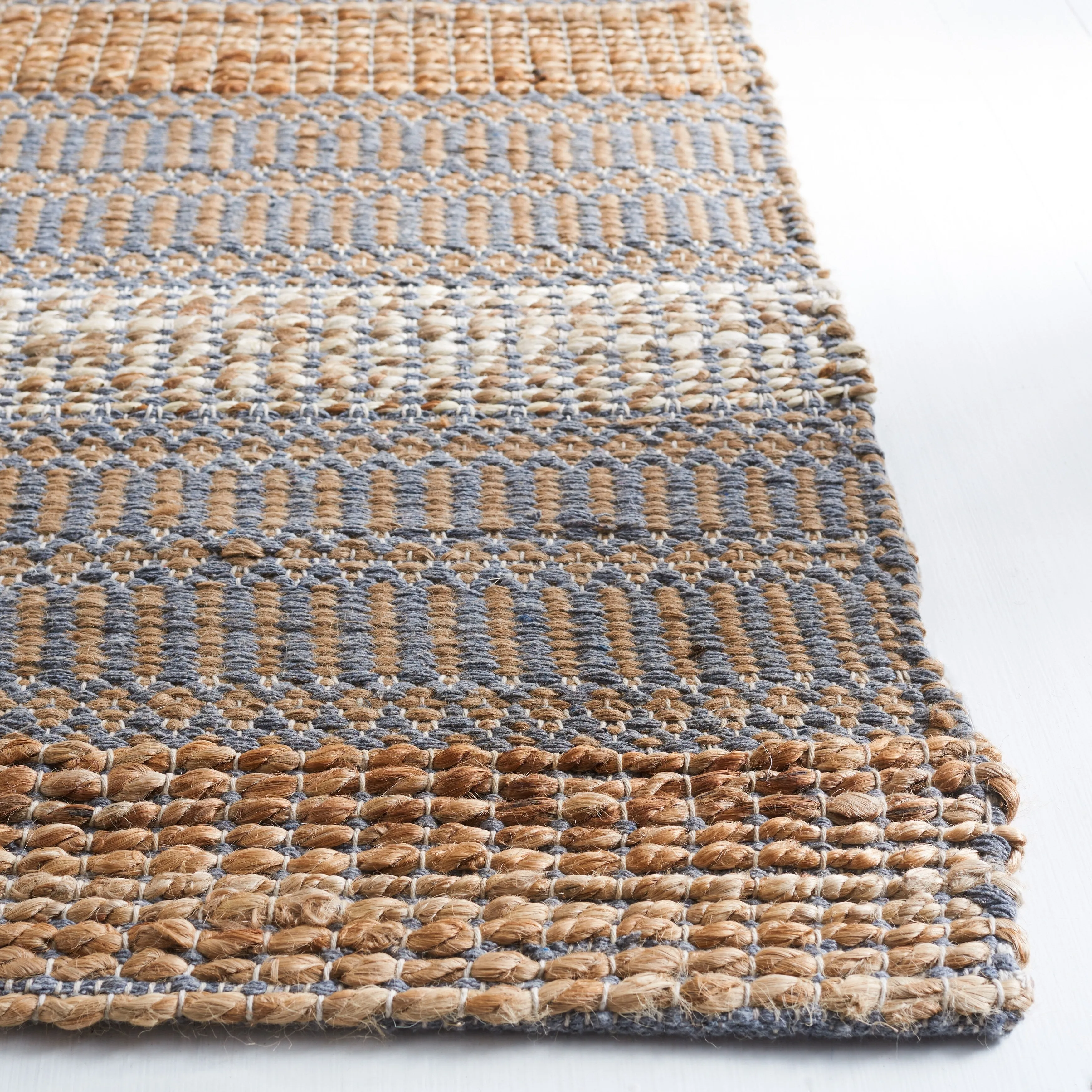 SAFAVIEH Handmade Natural Fiber Galilea Geometric Seagrass Rug