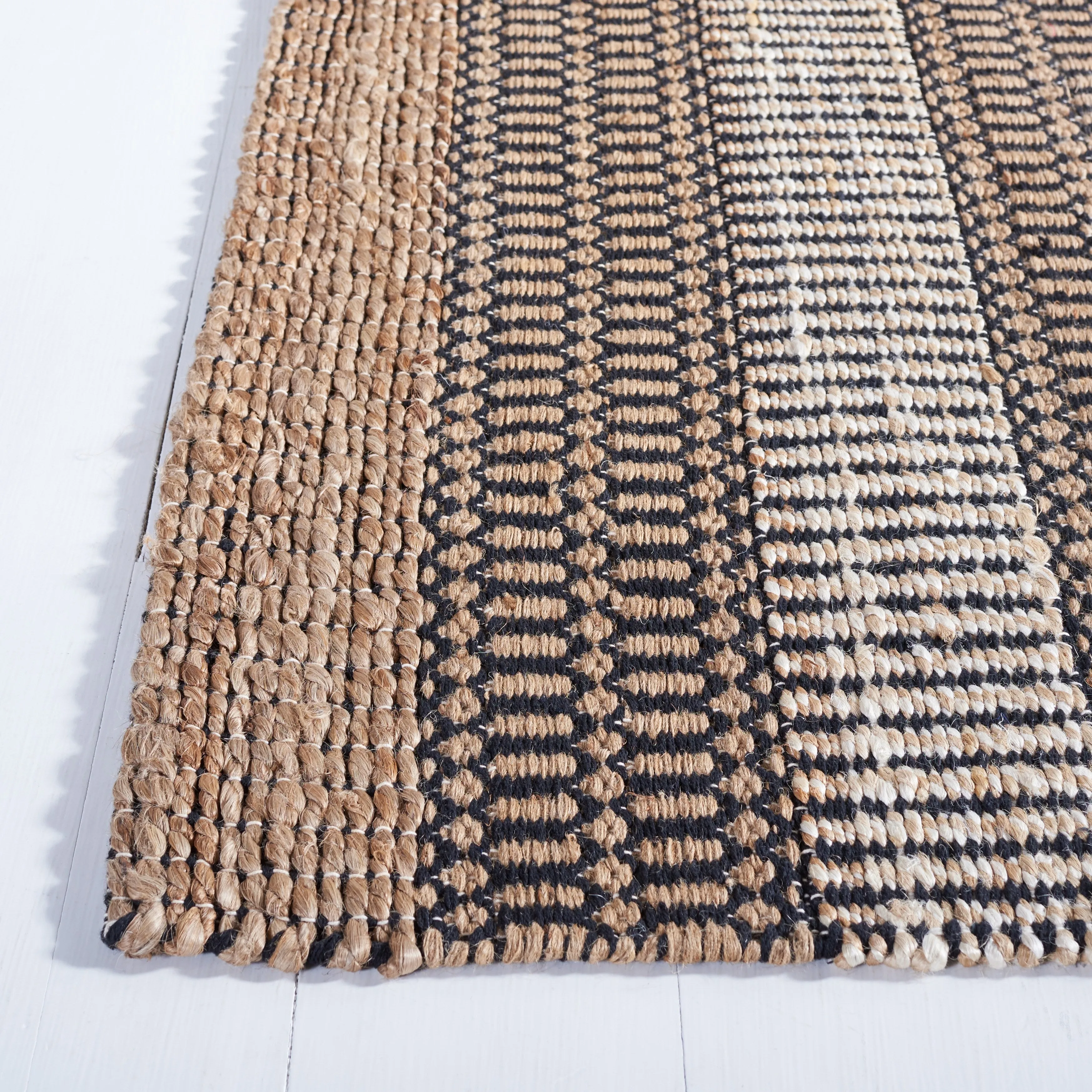 SAFAVIEH Handmade Natural Fiber Galilea Geometric Seagrass Rug