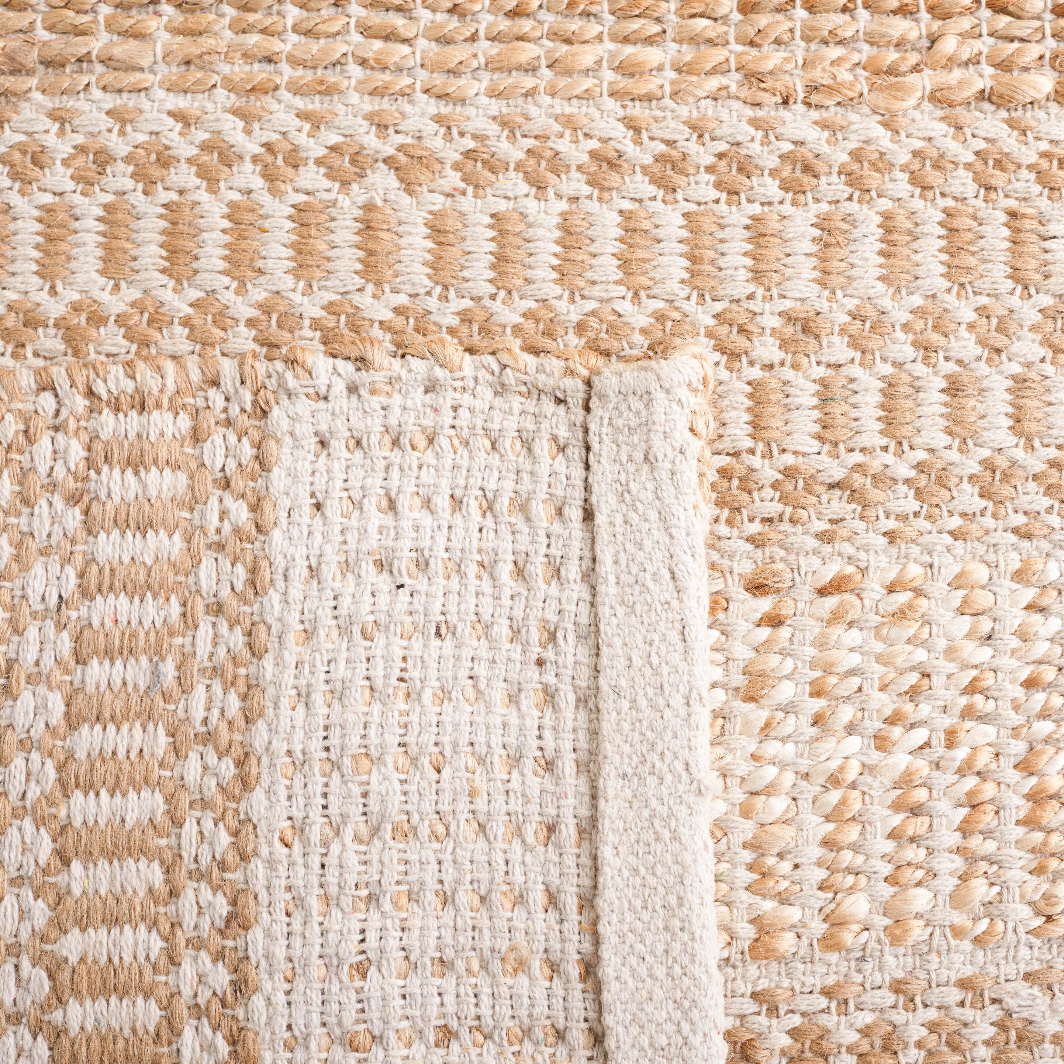 SAFAVIEH Handmade Natural Fiber Galilea Geometric Seagrass Rug