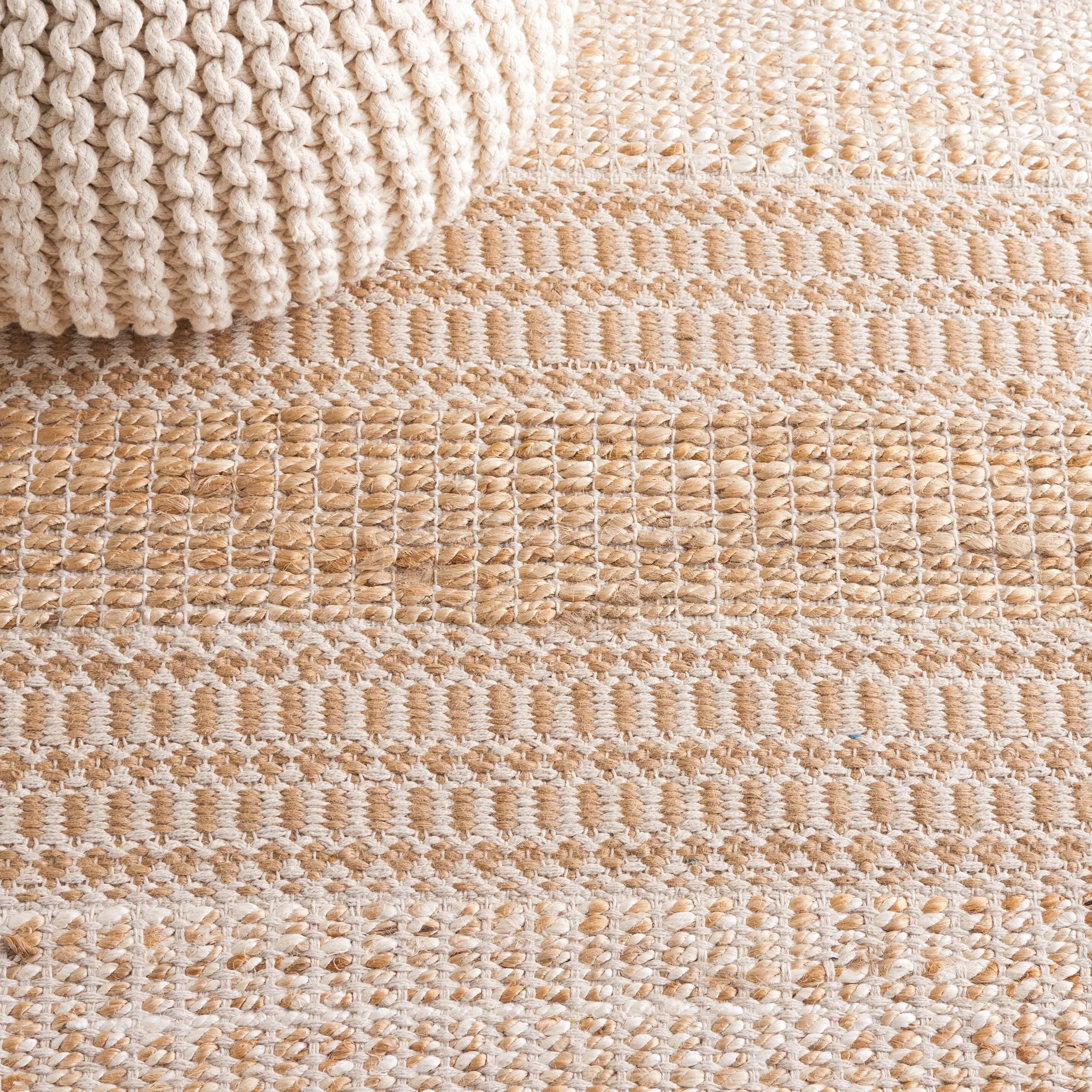 SAFAVIEH Handmade Natural Fiber Galilea Geometric Seagrass Rug