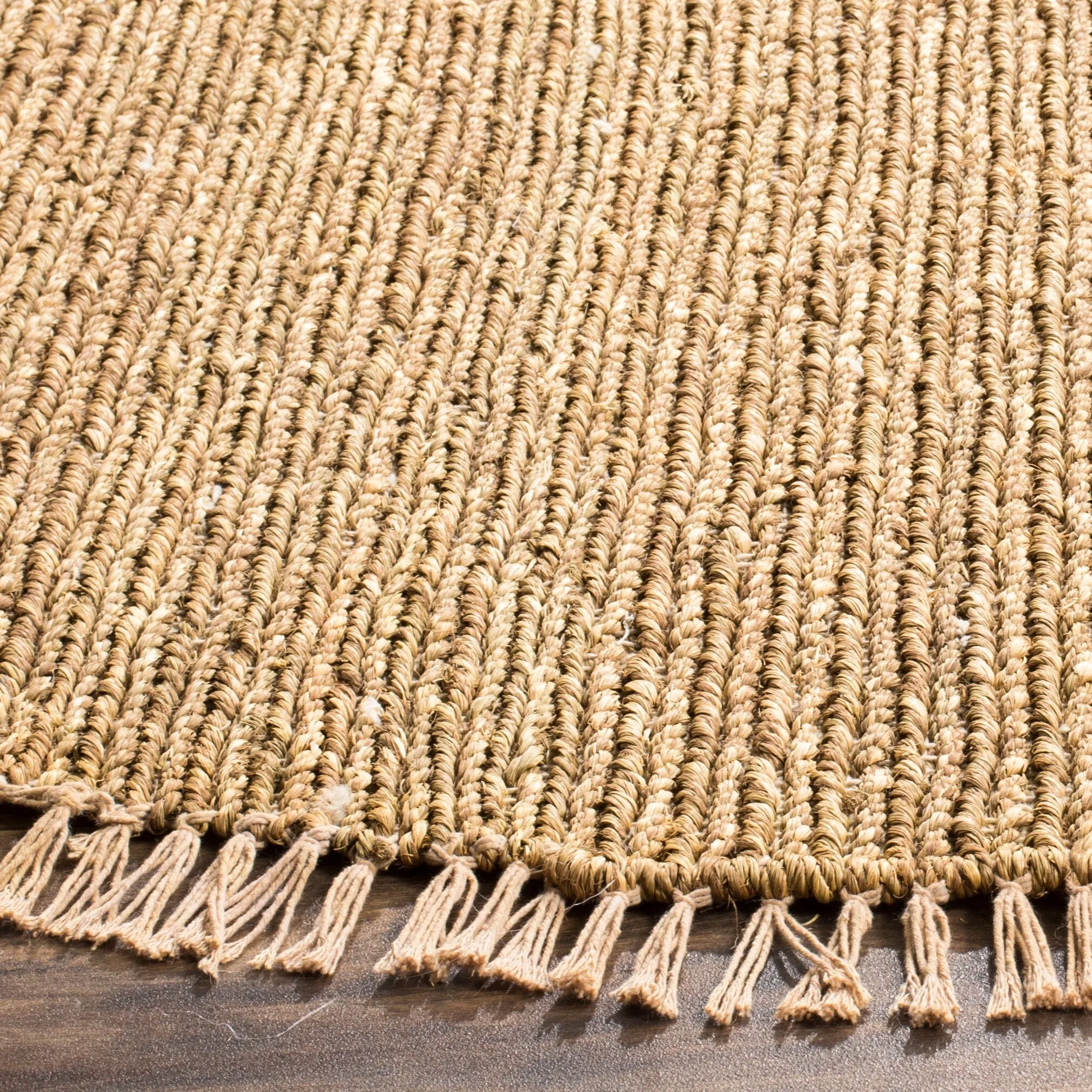 SAFAVIEH Handmade Natural Fiber Jaylah Seagrass/ Cotton Rug