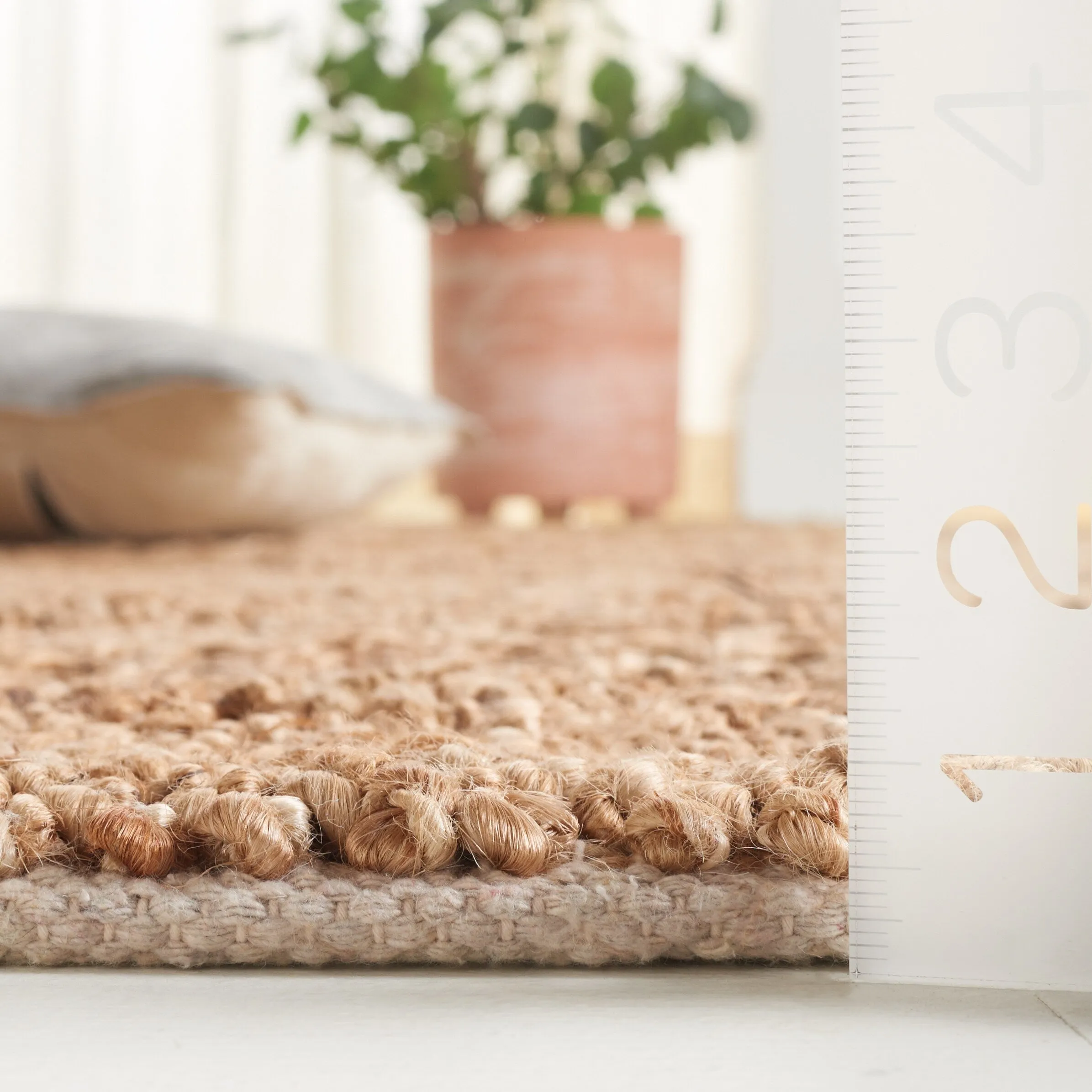 SAFAVIEH Handmade Natural Fiber Paisley Casual Hemp Rug