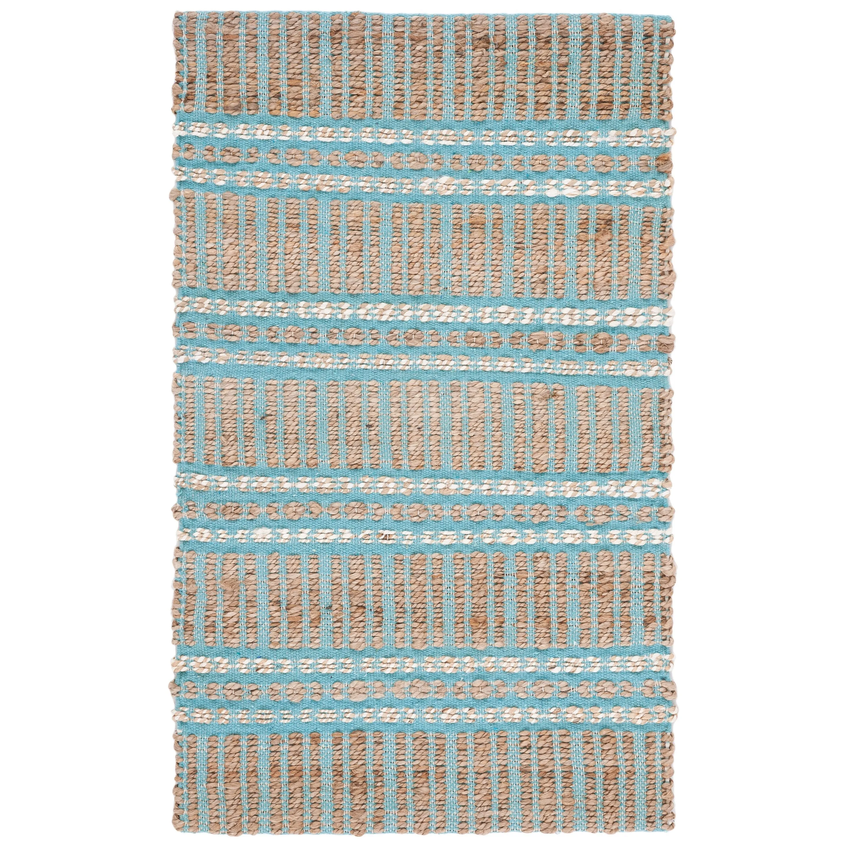 SAFAVIEH Handmade Natural Fiber Riya Geometric Seagrass Rug