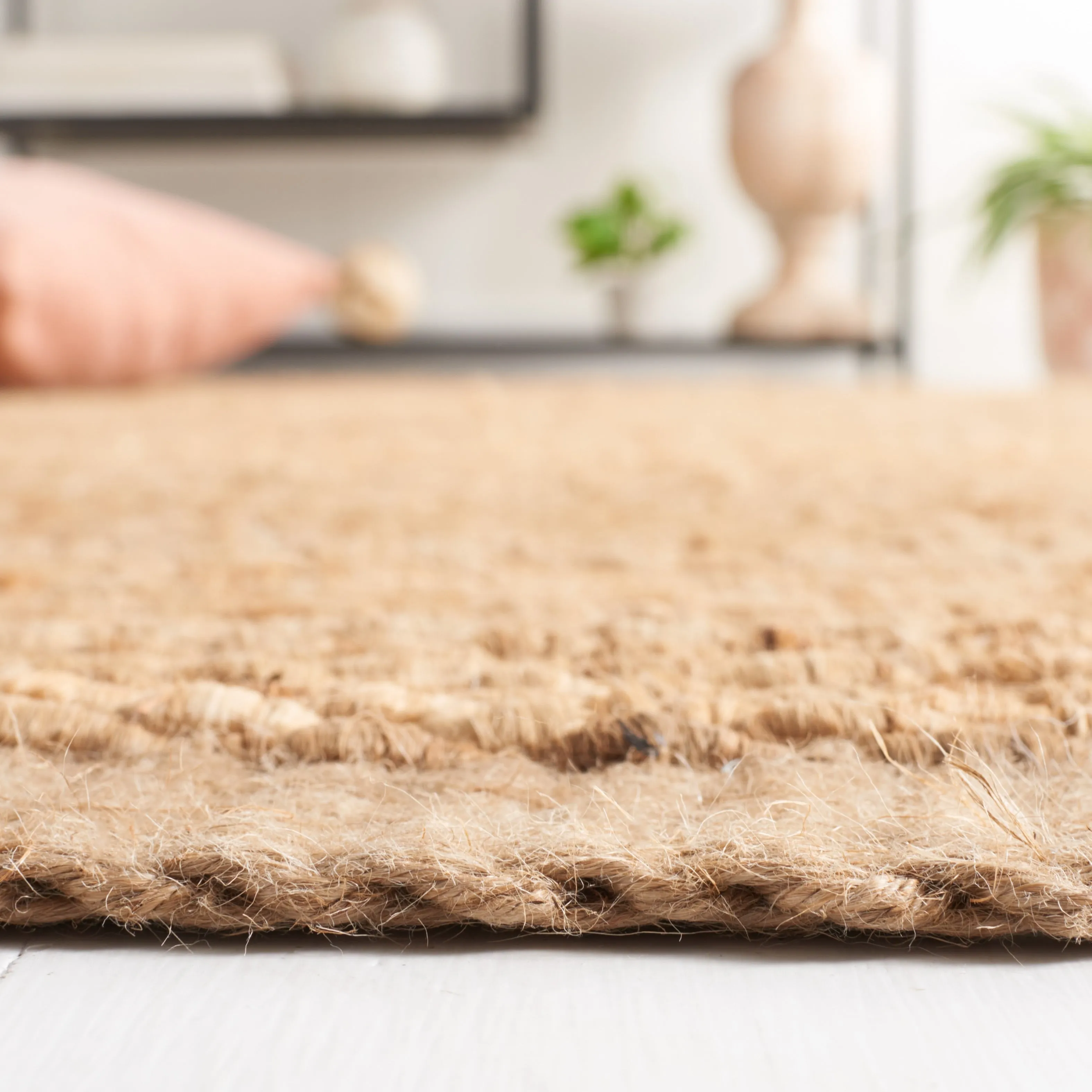 SAFAVIEH Handmade Natural Fiber Roksana Jute Rug - Natural - 2' 6 x 10'