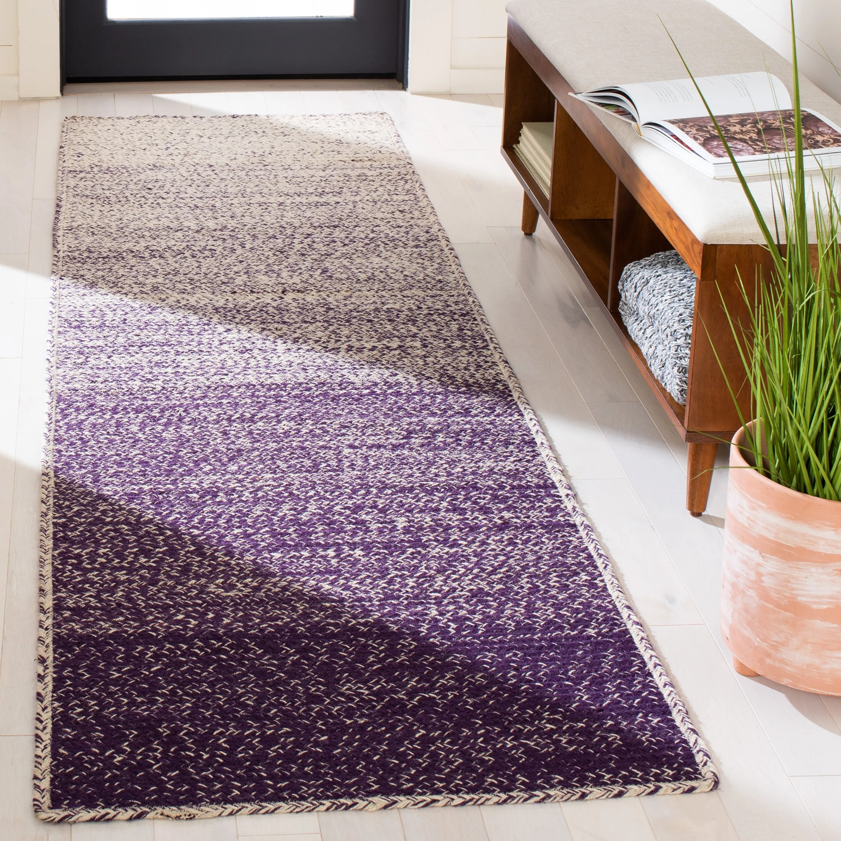 SAFAVIEH Handmade Natural Fiber Sambula Ombre Jute Rug