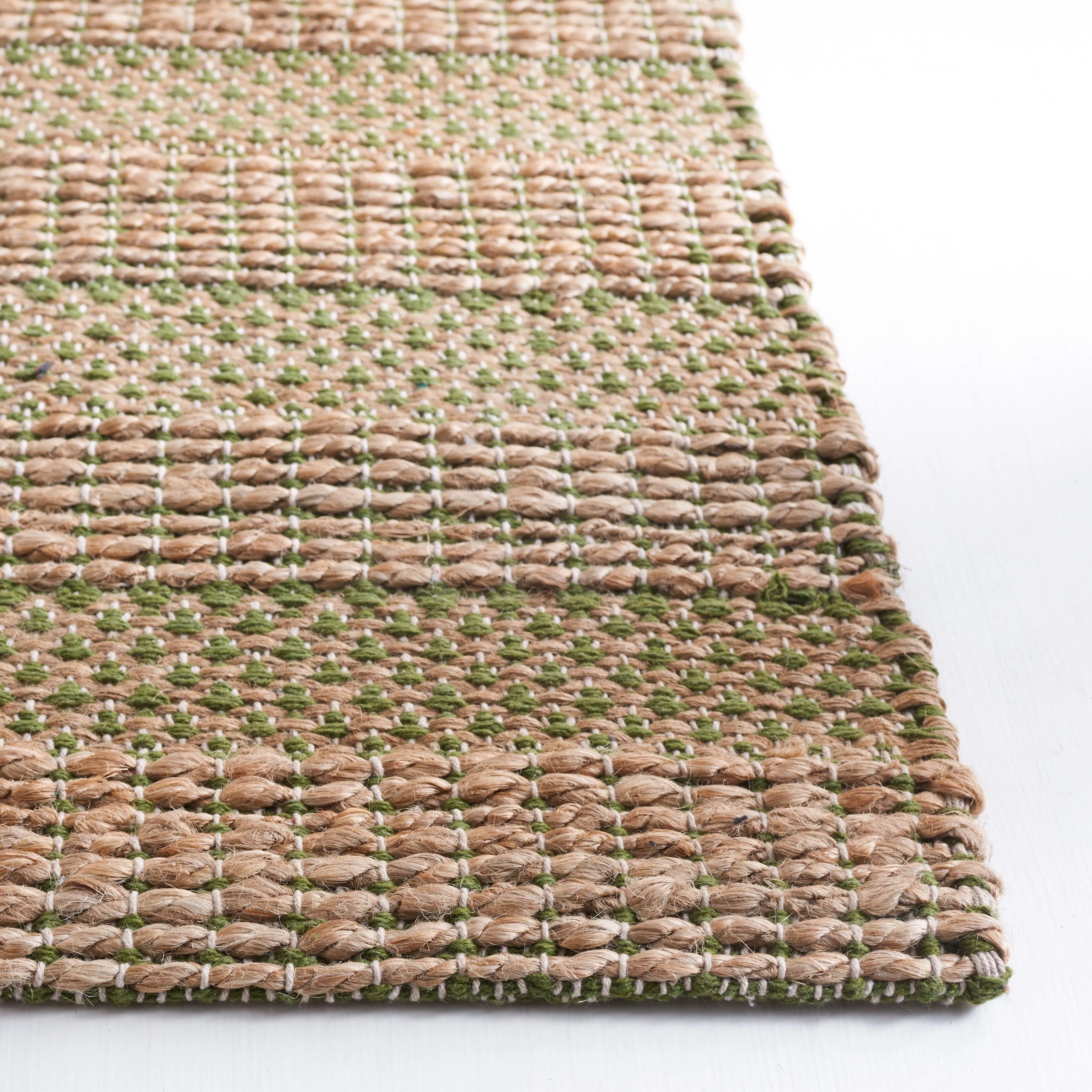 SAFAVIEH Handmade Natural Fiber Samira Geometric Seagrass Rug