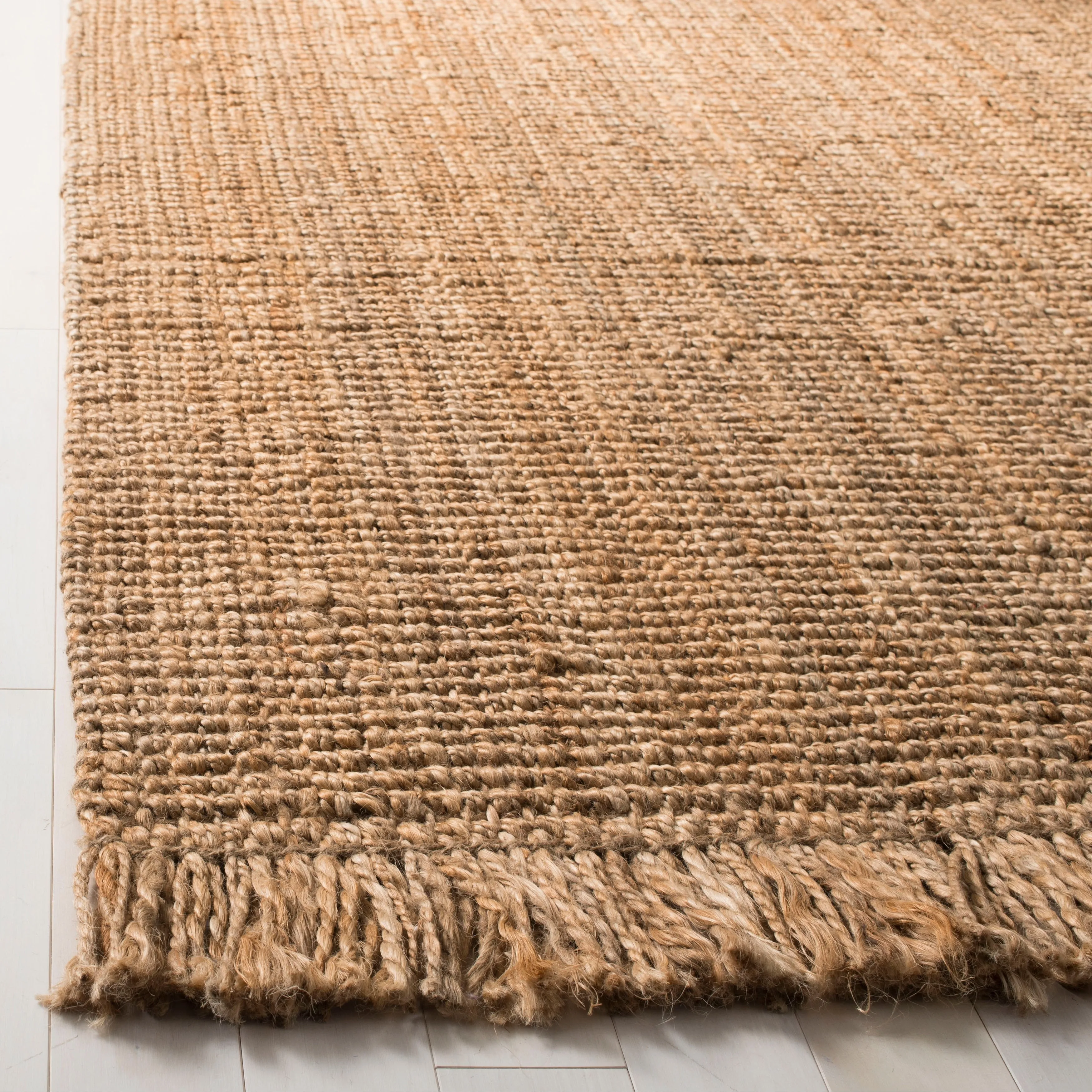 SAFAVIEH Handmade Natural Fiber Sidse Casual Solid Jute Rug