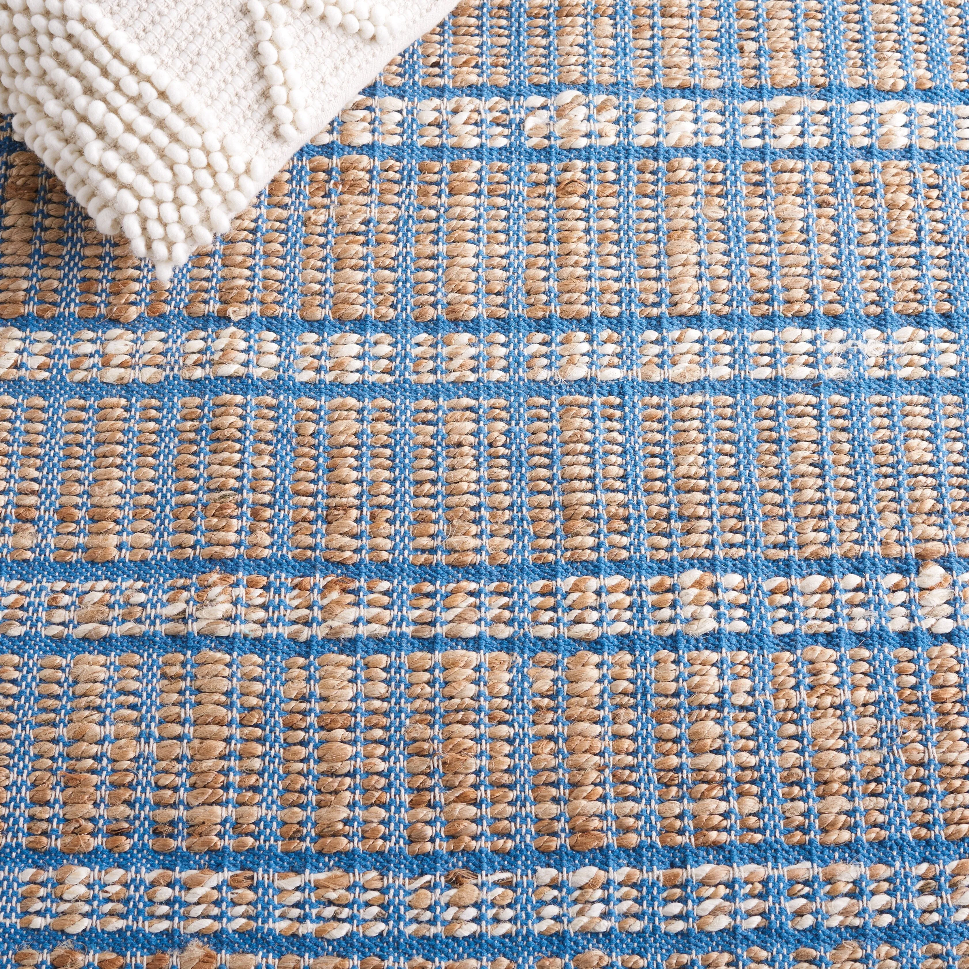 SAFAVIEH Handmade Natural Fiber Undis Geometric Seagrass Rug