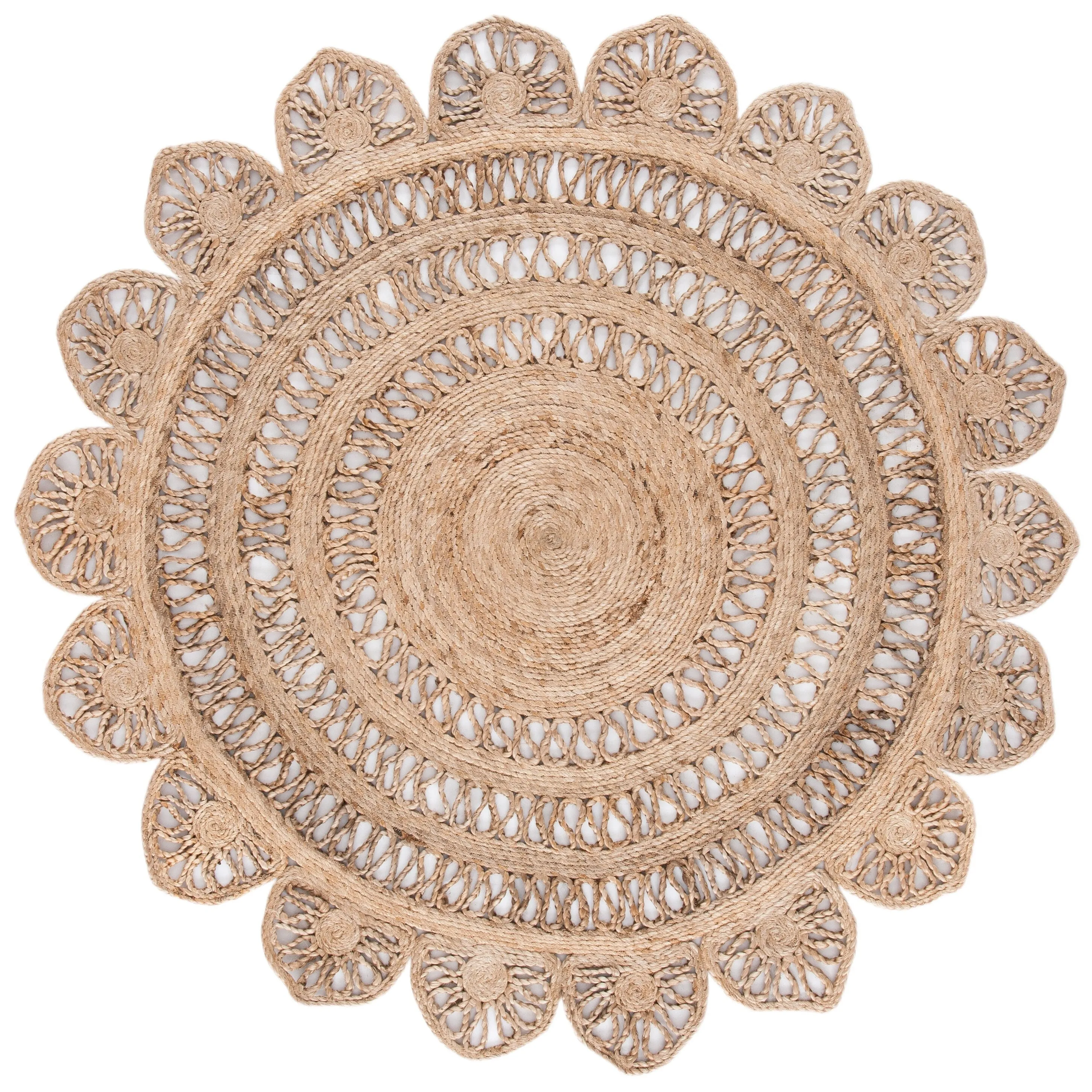 SAFAVIEH Handmade Natural Fiber Vafa Casual Jute Rug