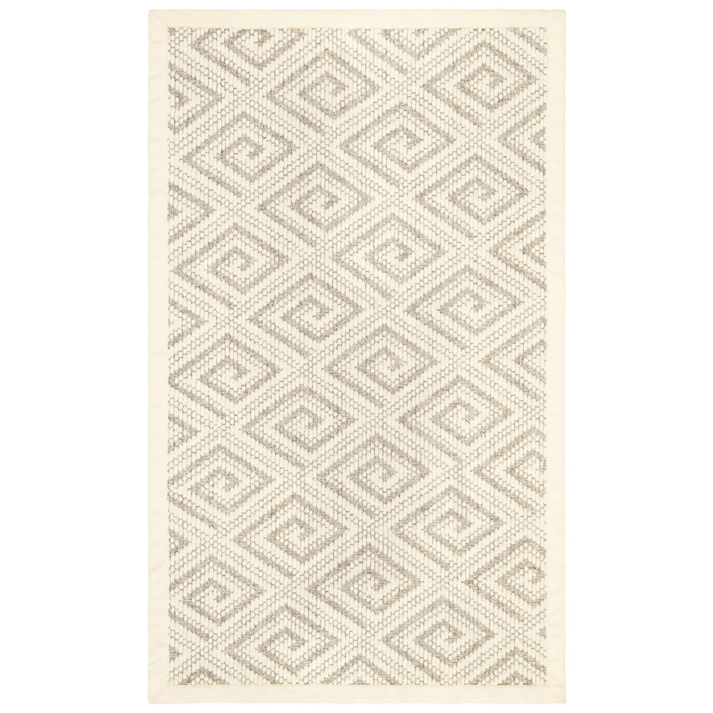 SAFAVIEH Handmade Palm Beach Keira Modern & Contemporary Geometric Sisal