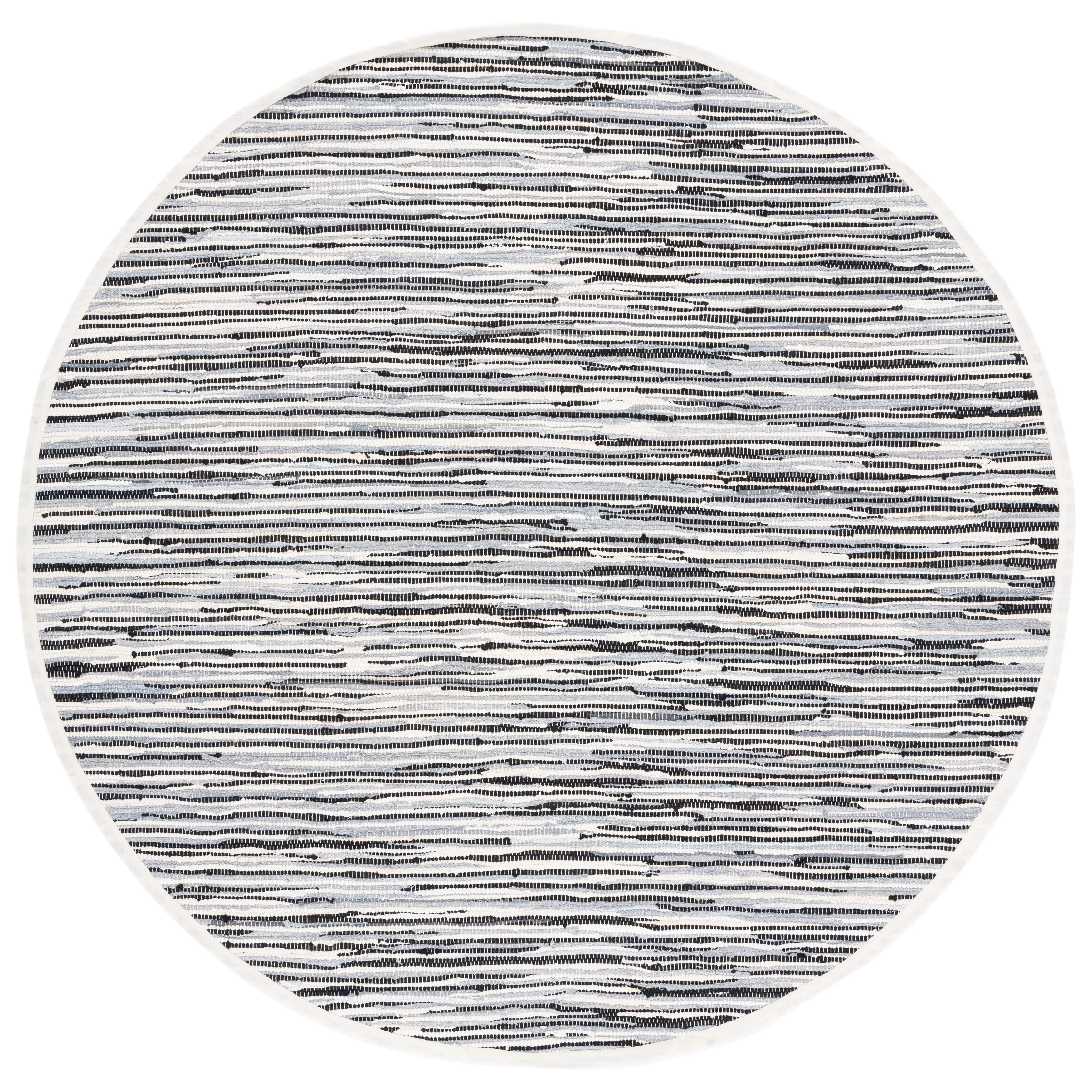 SAFAVIEH Handmade Rag Rug Nya Casual Stripe Cotton Rug