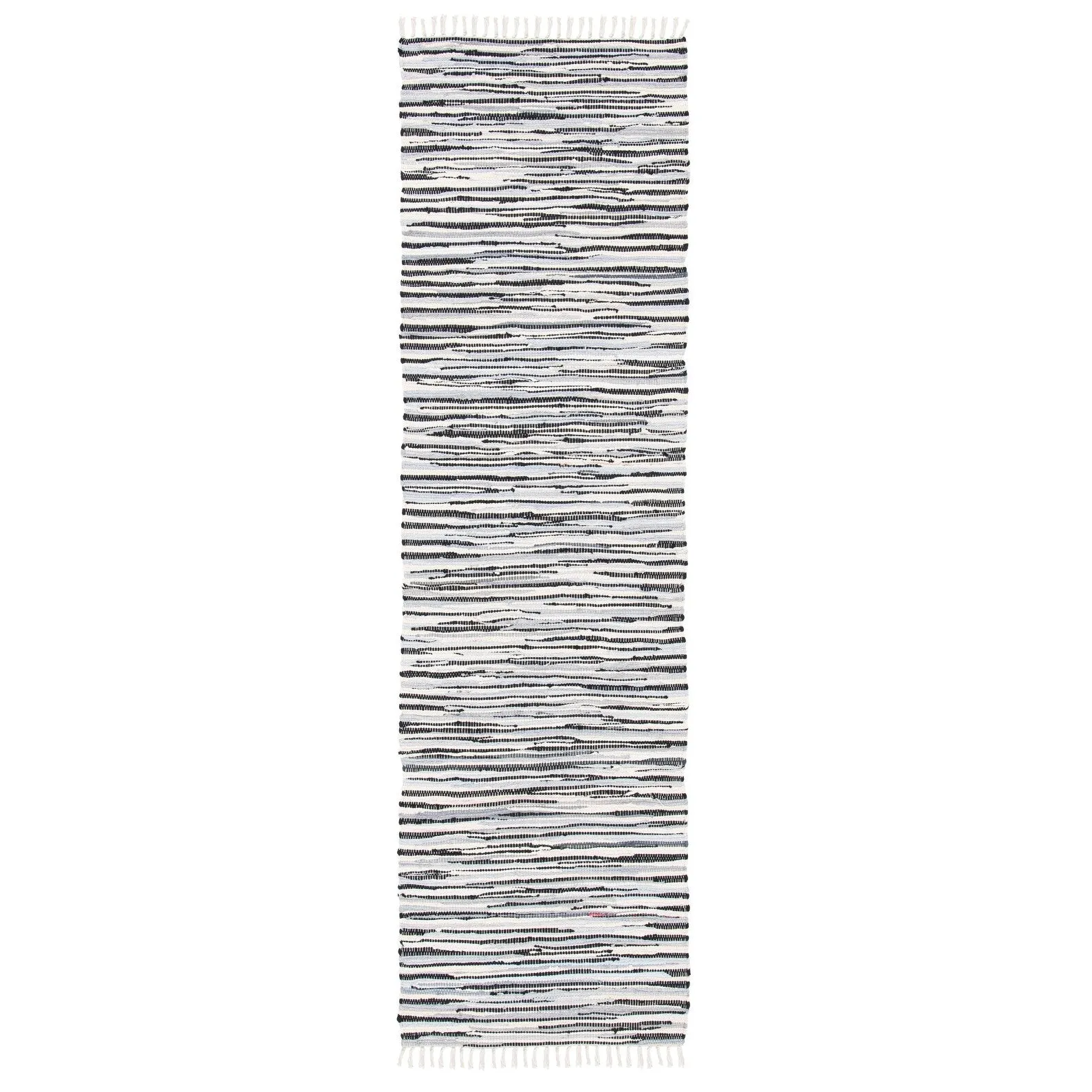 SAFAVIEH Handmade Rag Rug Nya Casual Stripe Cotton Rug