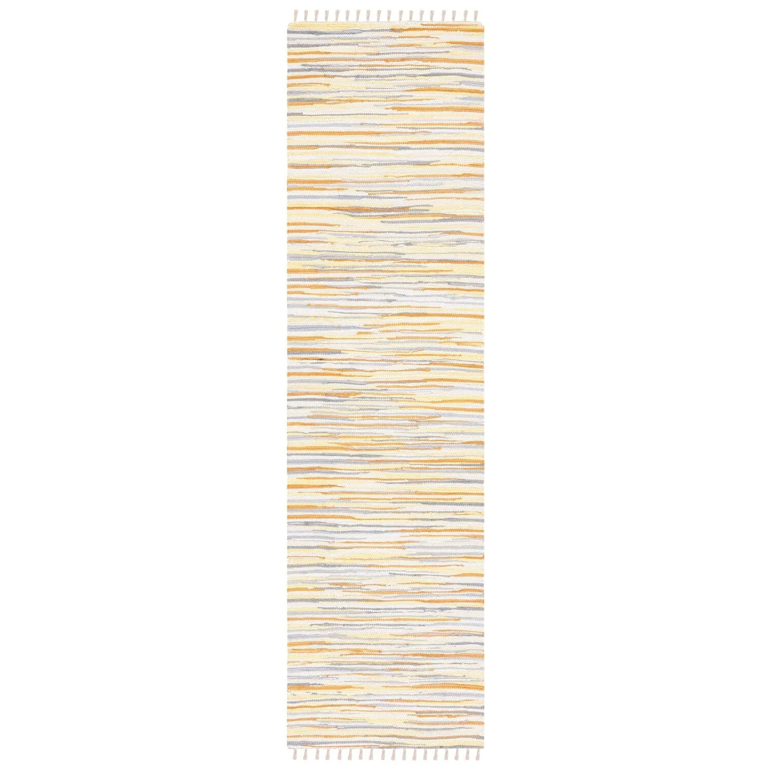 SAFAVIEH Handmade Rag Rug Nya Casual Stripe Cotton Rug