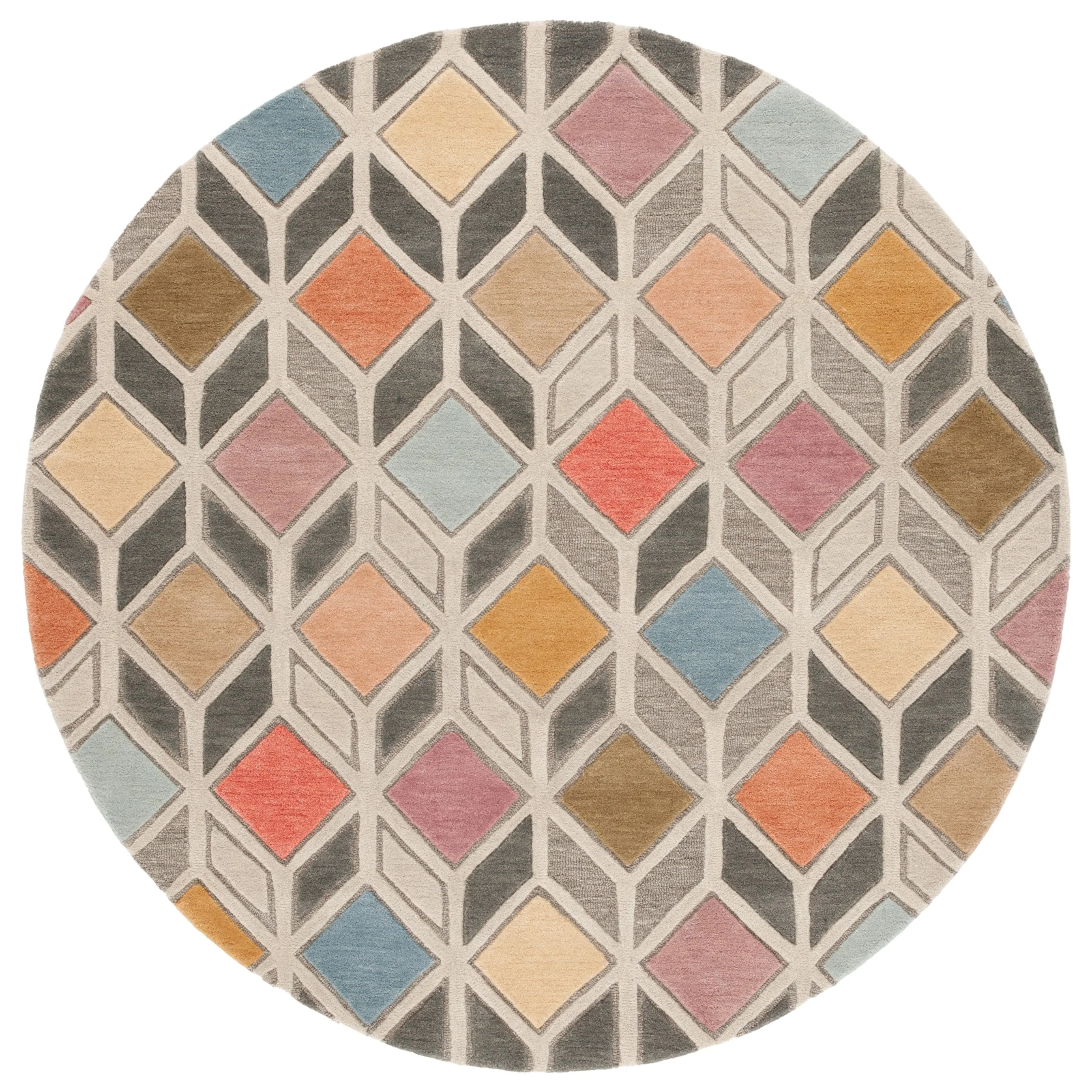SAFAVIEH Handmade Rodeo Drive Alexys Mid-Century Modern Wool Rug