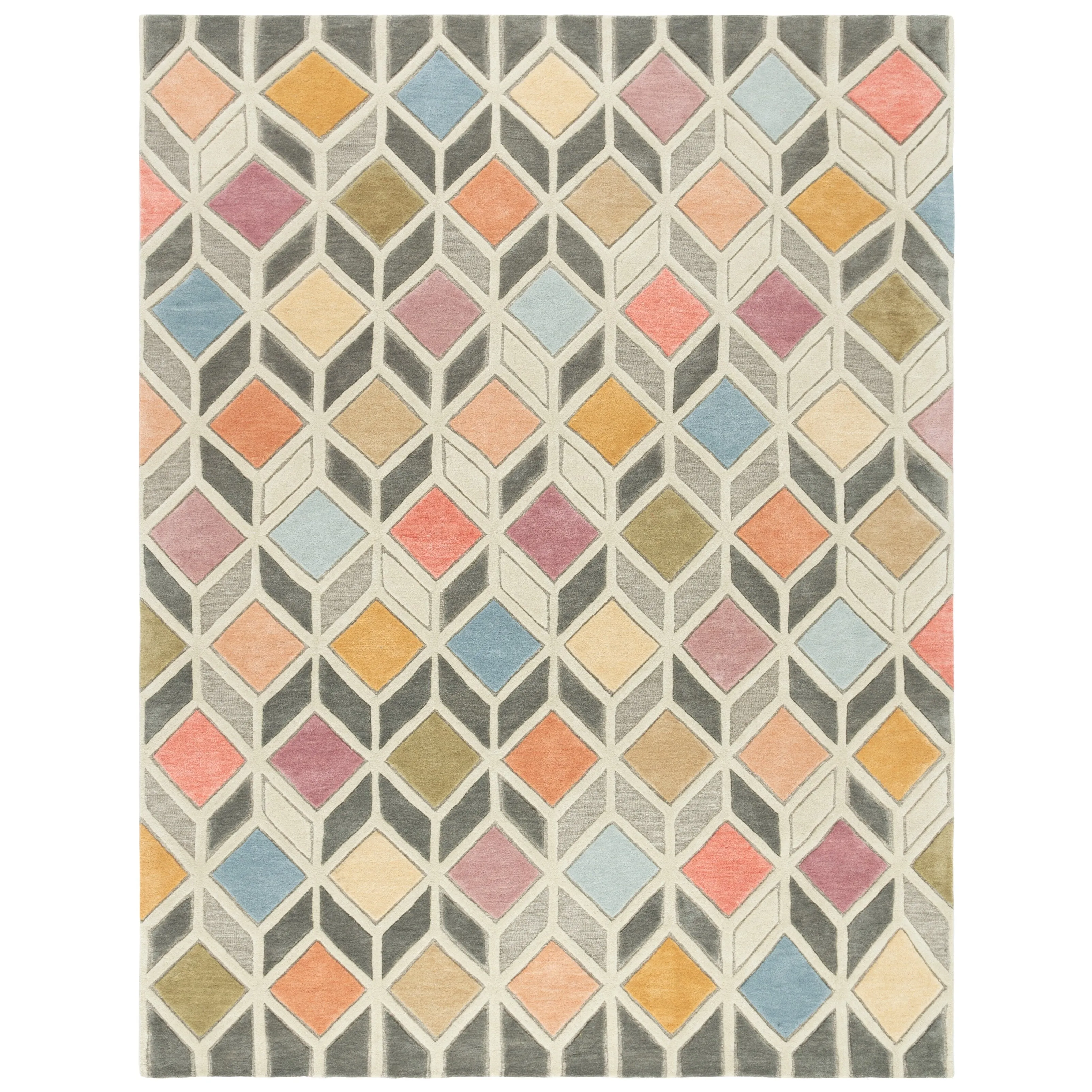 SAFAVIEH Handmade Rodeo Drive Alexys Mid-Century Modern Wool Rug