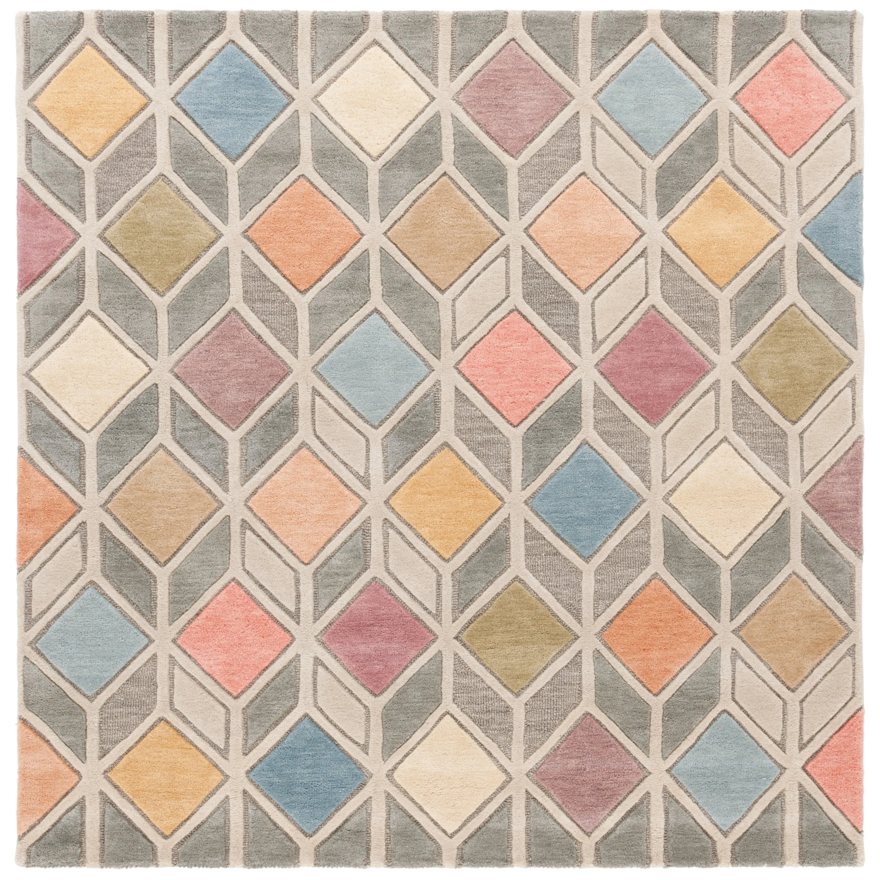 SAFAVIEH Handmade Rodeo Drive Alexys Mid-Century Modern Wool Rug