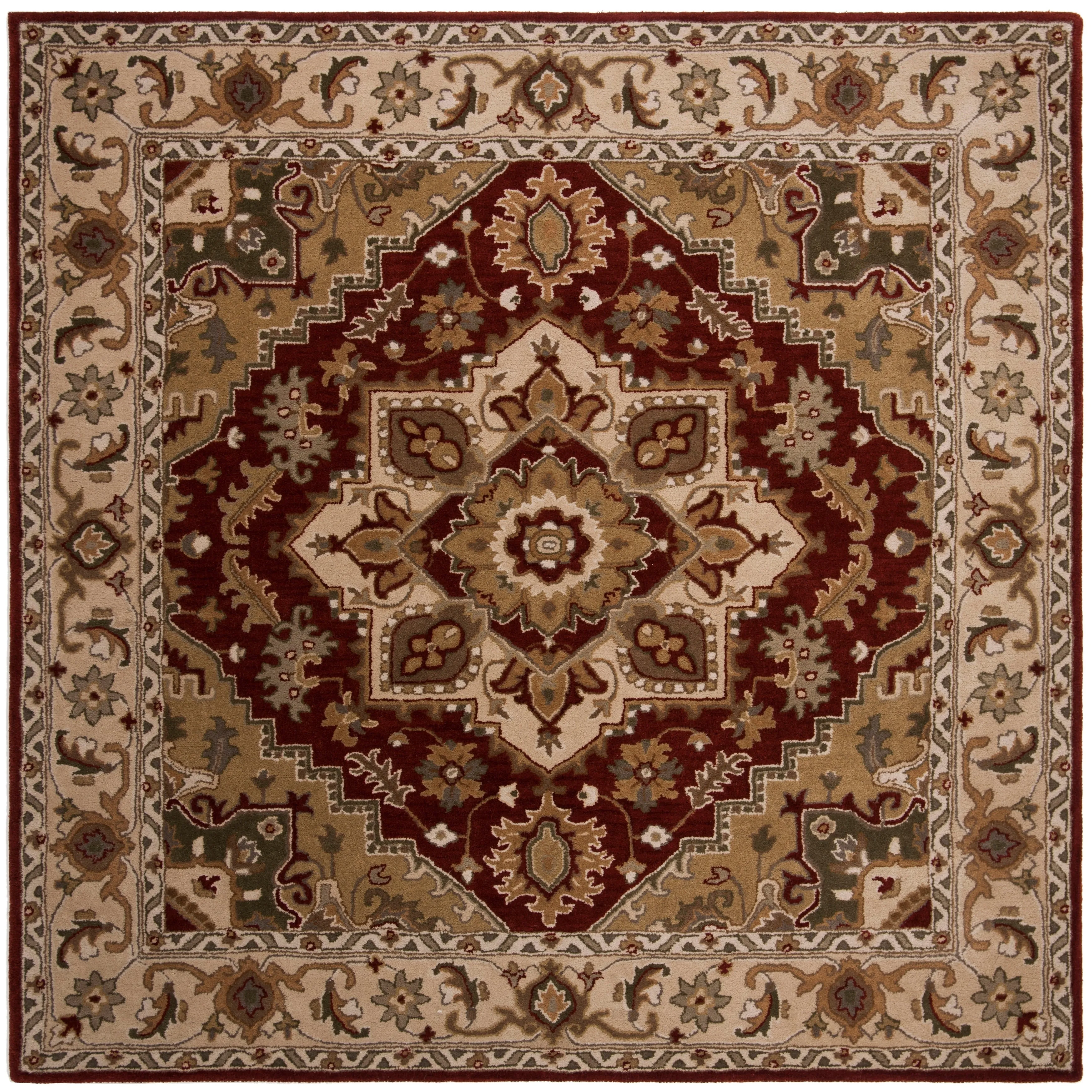 SAFAVIEH Handmade Royalty Chyna Traditional Oriental Wool Rug