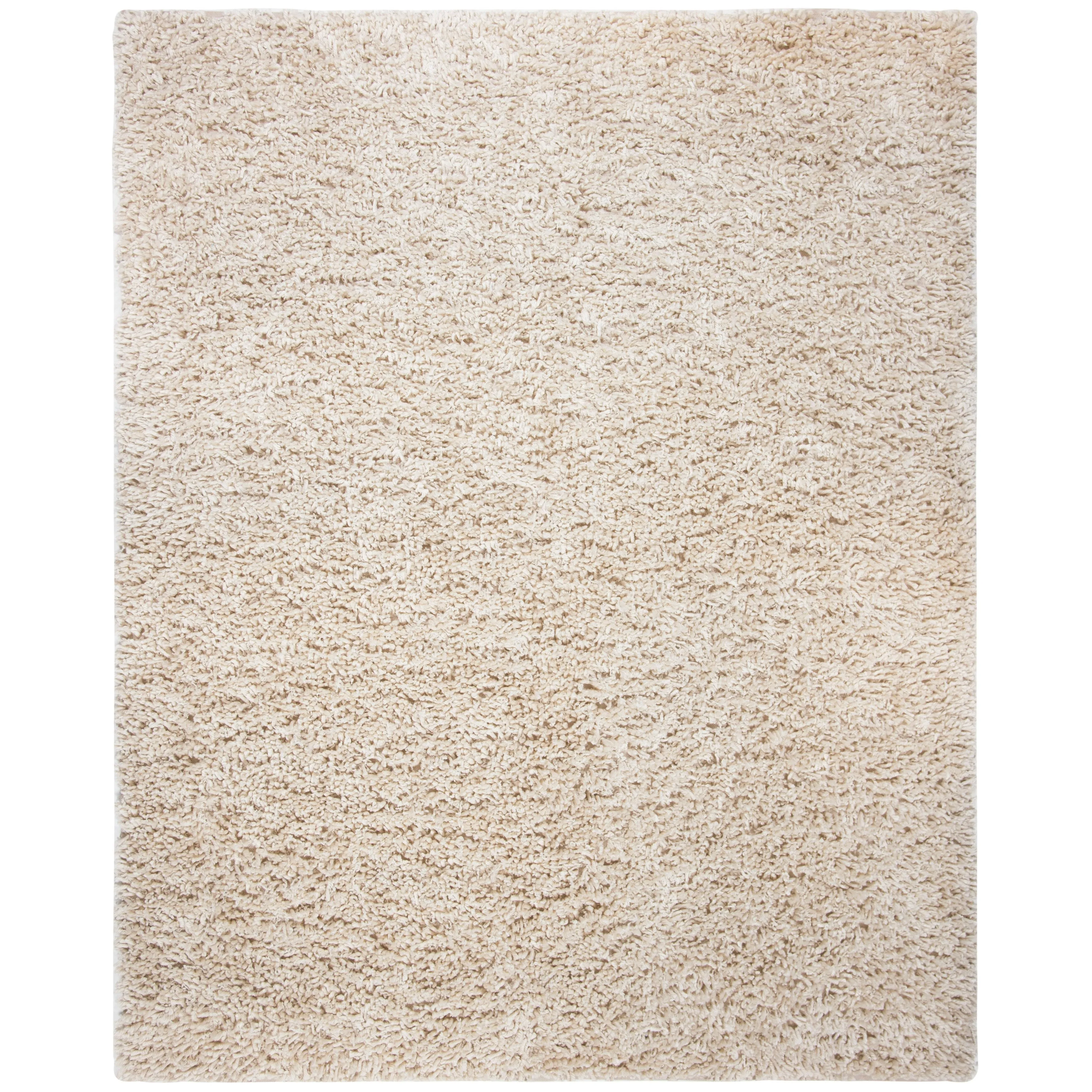 SAFAVIEH Handmade Sheep Shag Malti Solid Area Rug