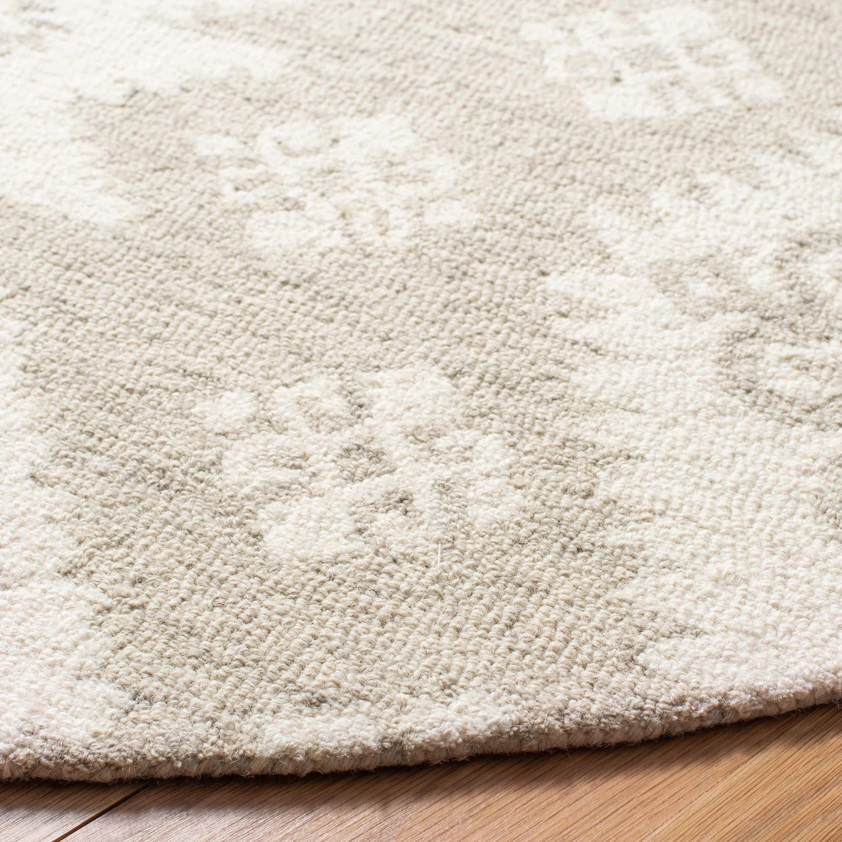 SAFAVIEH Handmade Snowflake Micro-loop Modern Wool Area Rug