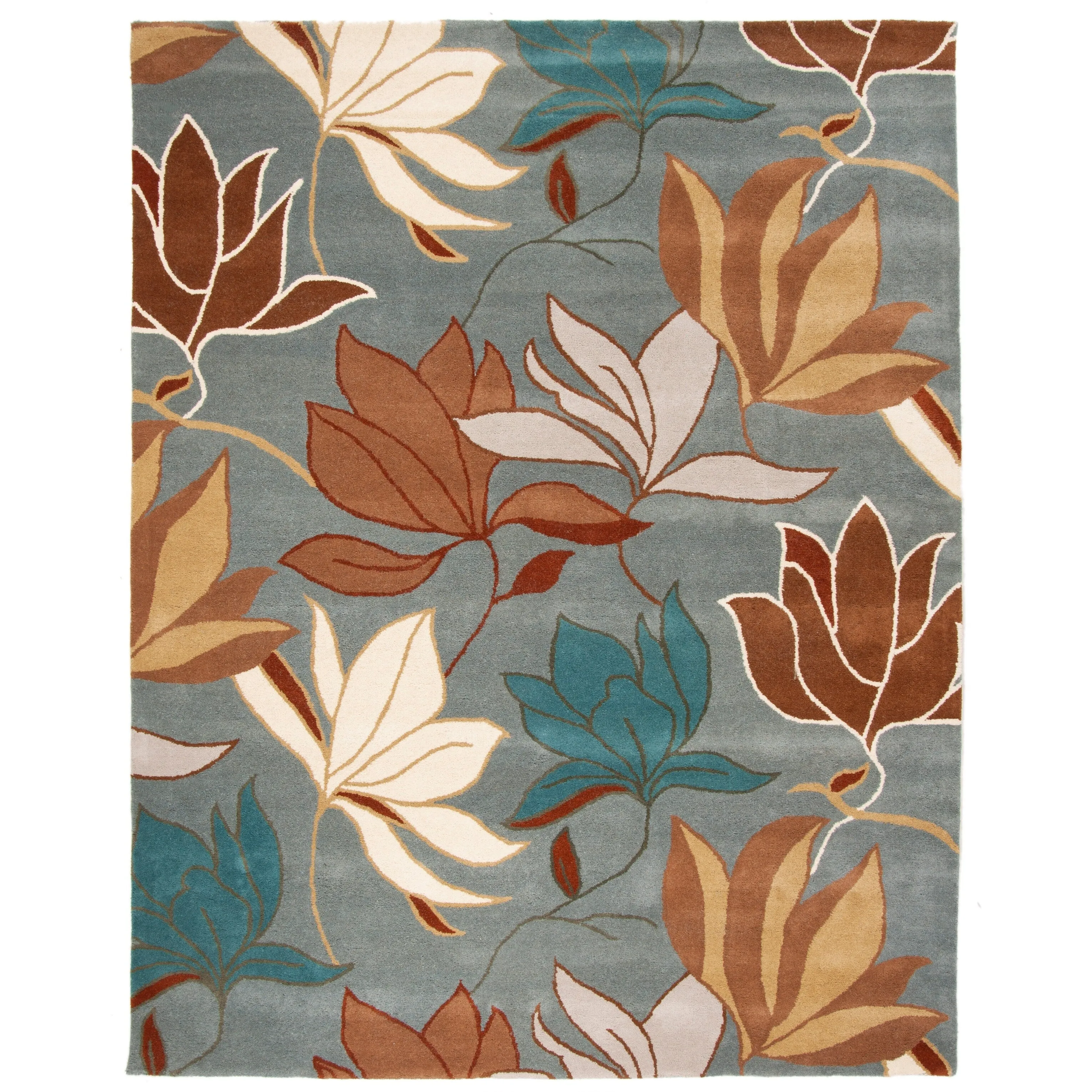 SAFAVIEH Handmade Soho Siobhan Floral N.Z. Wool Rug