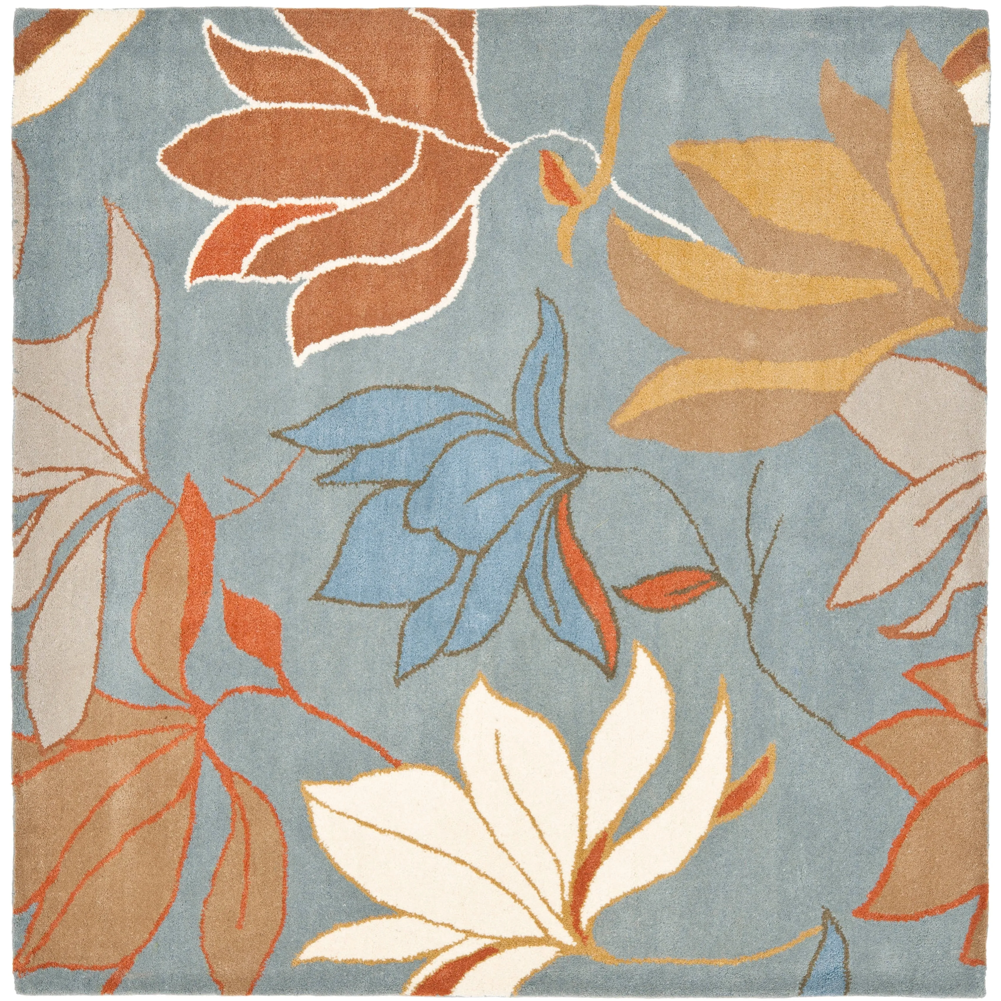 SAFAVIEH Handmade Soho Siobhan Floral N.Z. Wool Rug