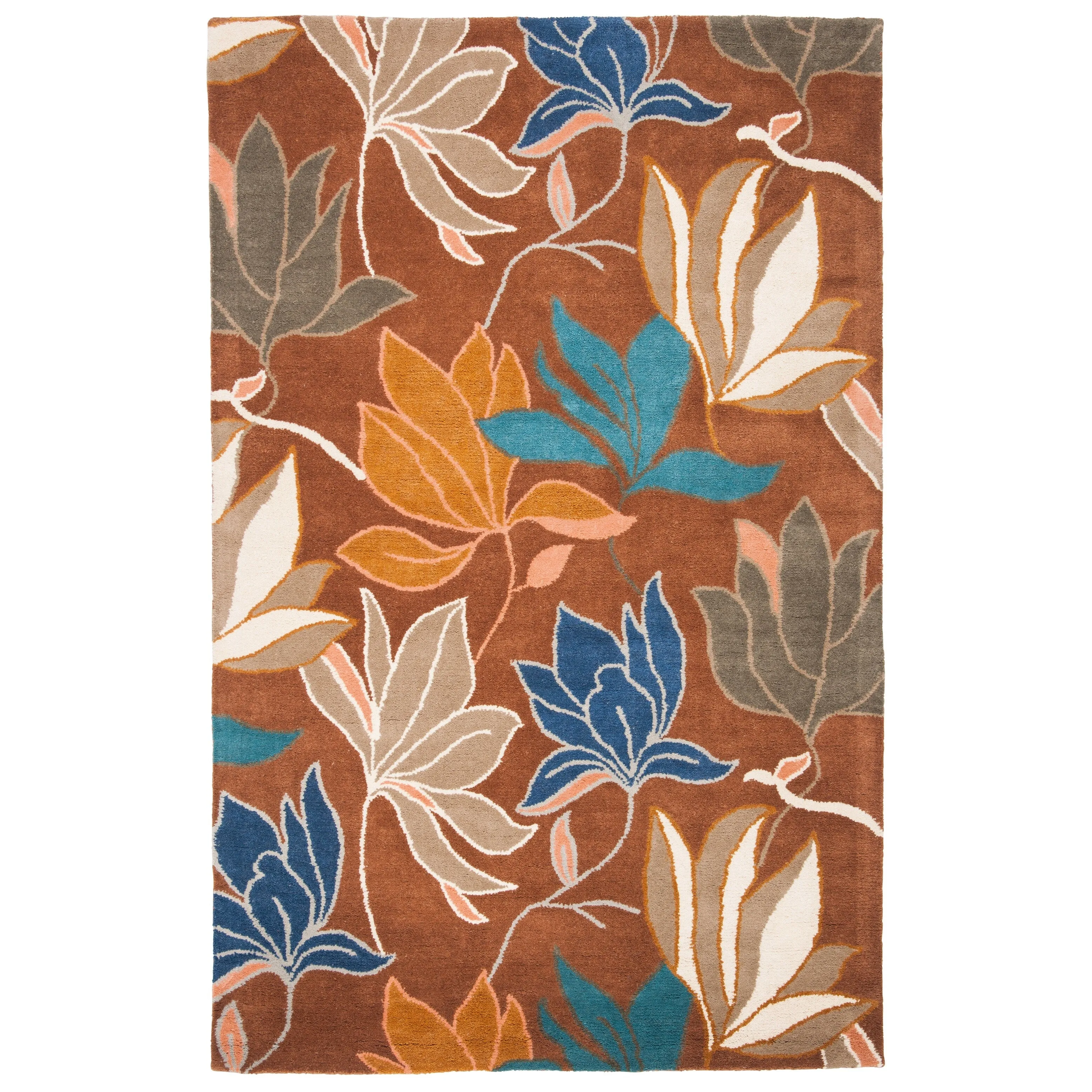 SAFAVIEH Handmade Soho Siobhan Floral N.Z. Wool Rug