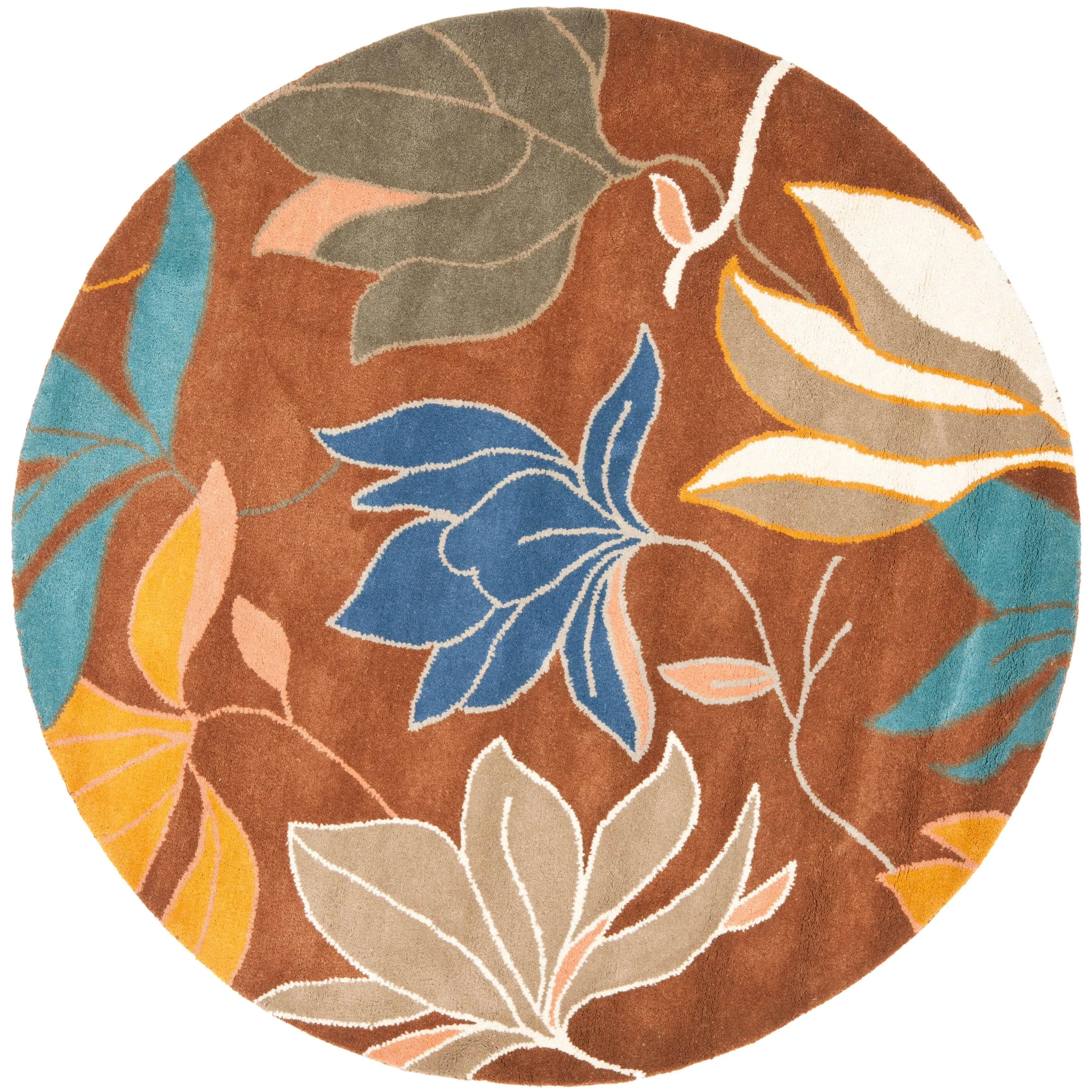 SAFAVIEH Handmade Soho Siobhan Floral N.Z. Wool Rug