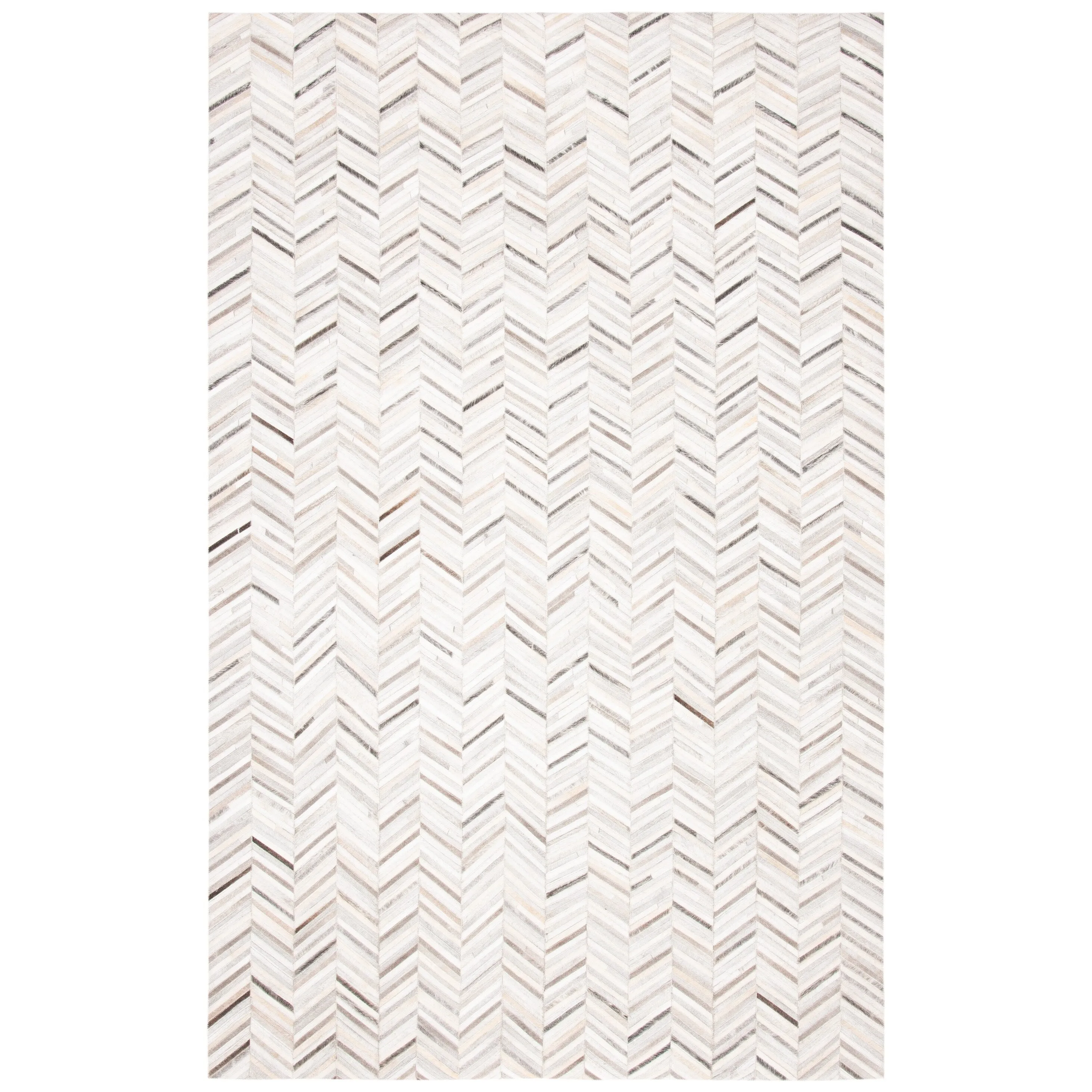 SAFAVIEH Handmade Studio Leather Tanesha Natural Hide Leather Rug