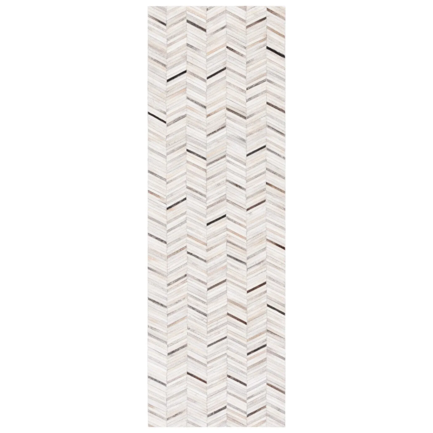 SAFAVIEH Handmade Studio Leather Tanesha Natural Hide Leather Rug