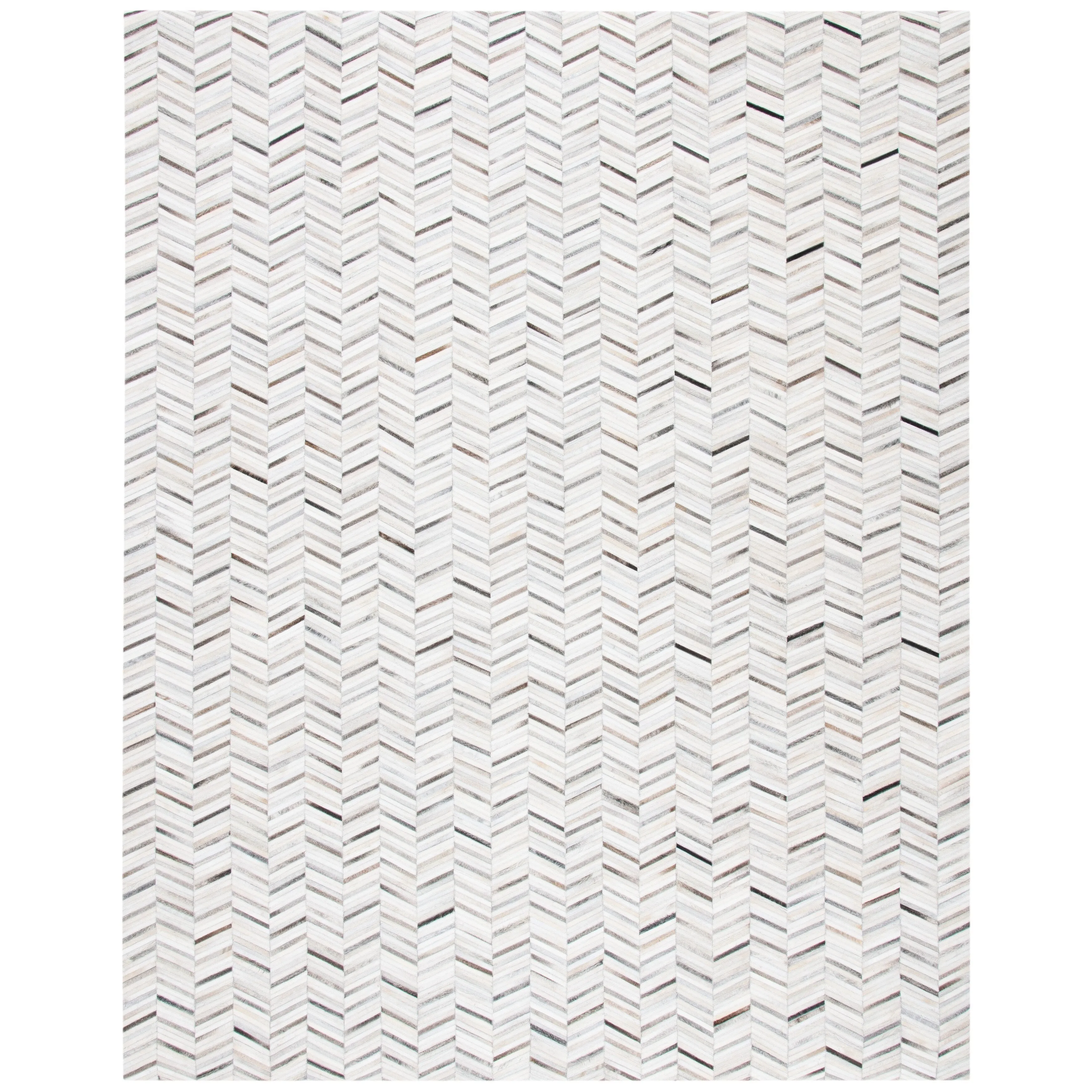 SAFAVIEH Handmade Studio Leather Tanesha Natural Hide Leather Rug