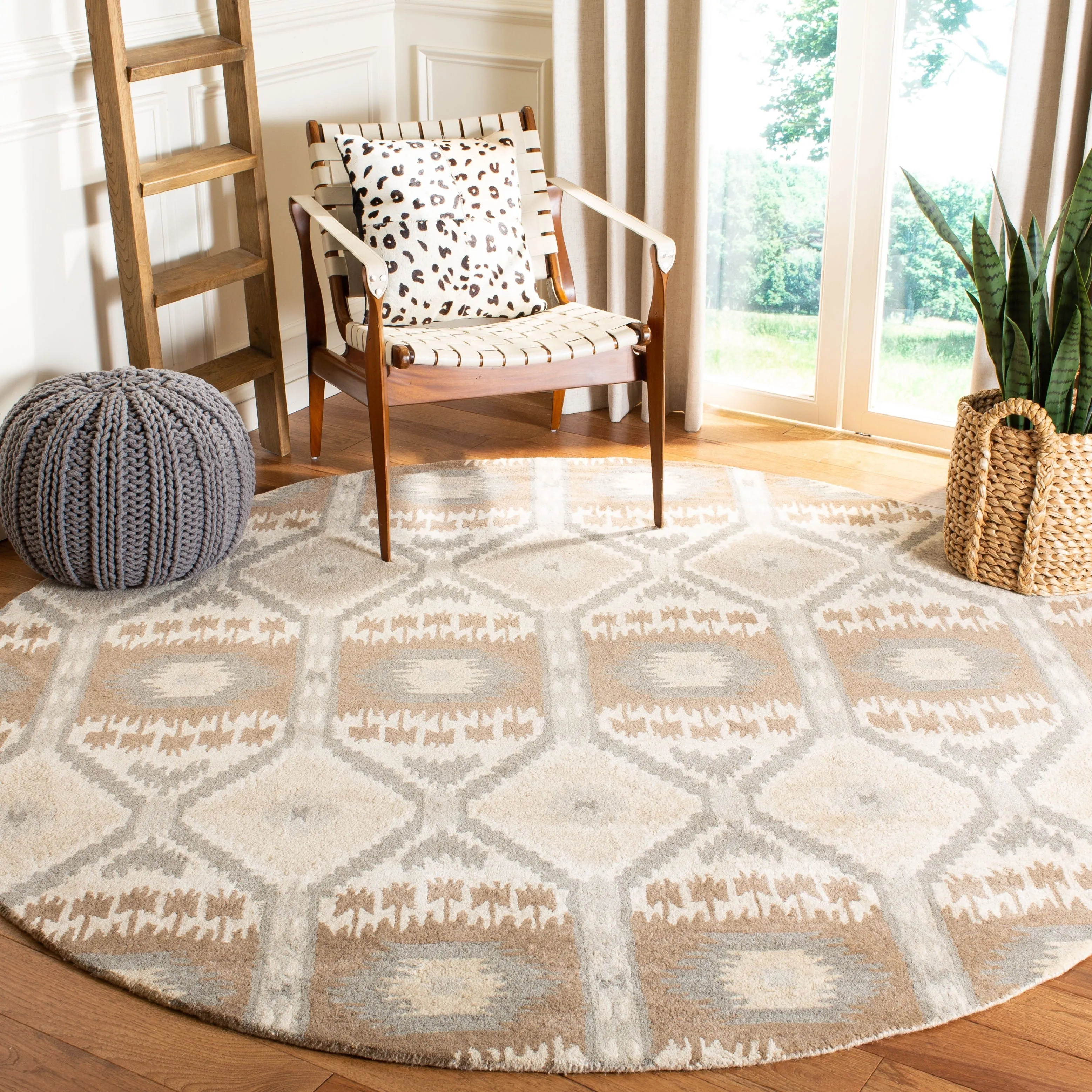SAFAVIEH Handmade Wyndham Alisha Modern Wool Rug