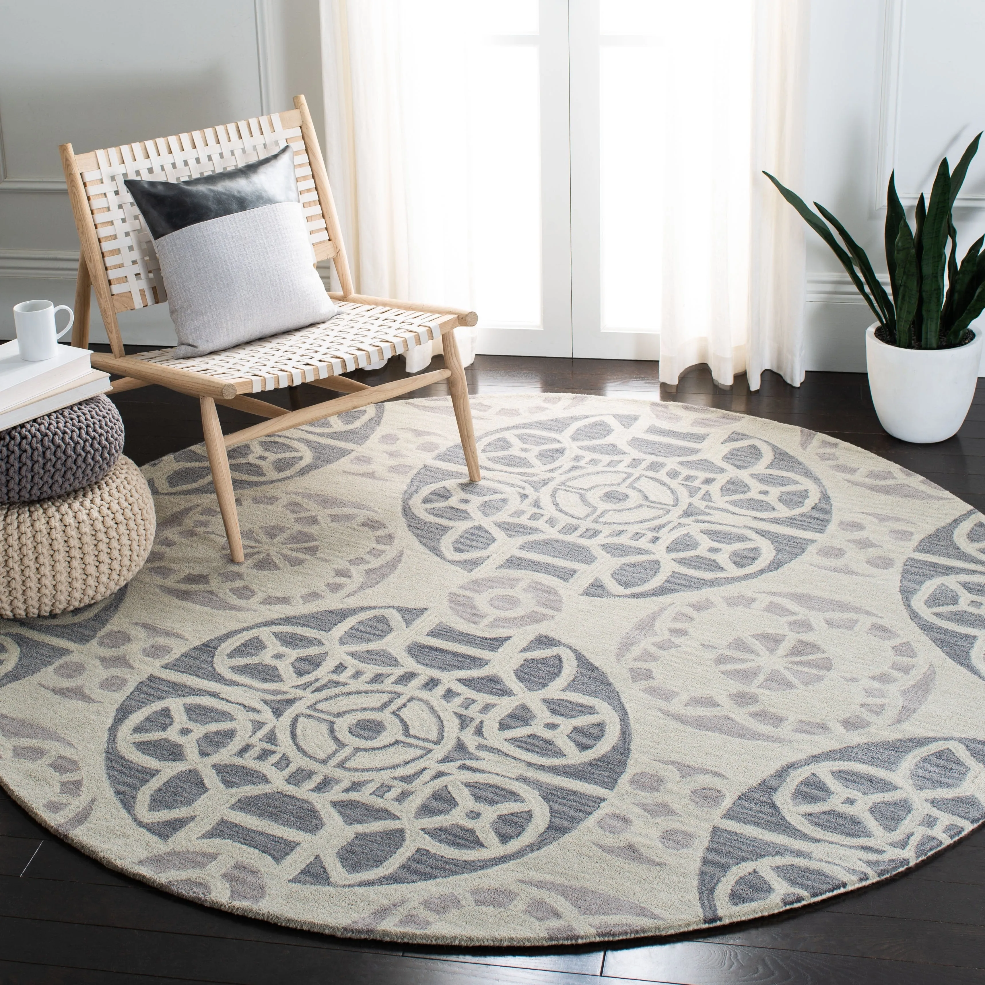 SAFAVIEH Handmade Wyndham Dinie Modern Wool Rug