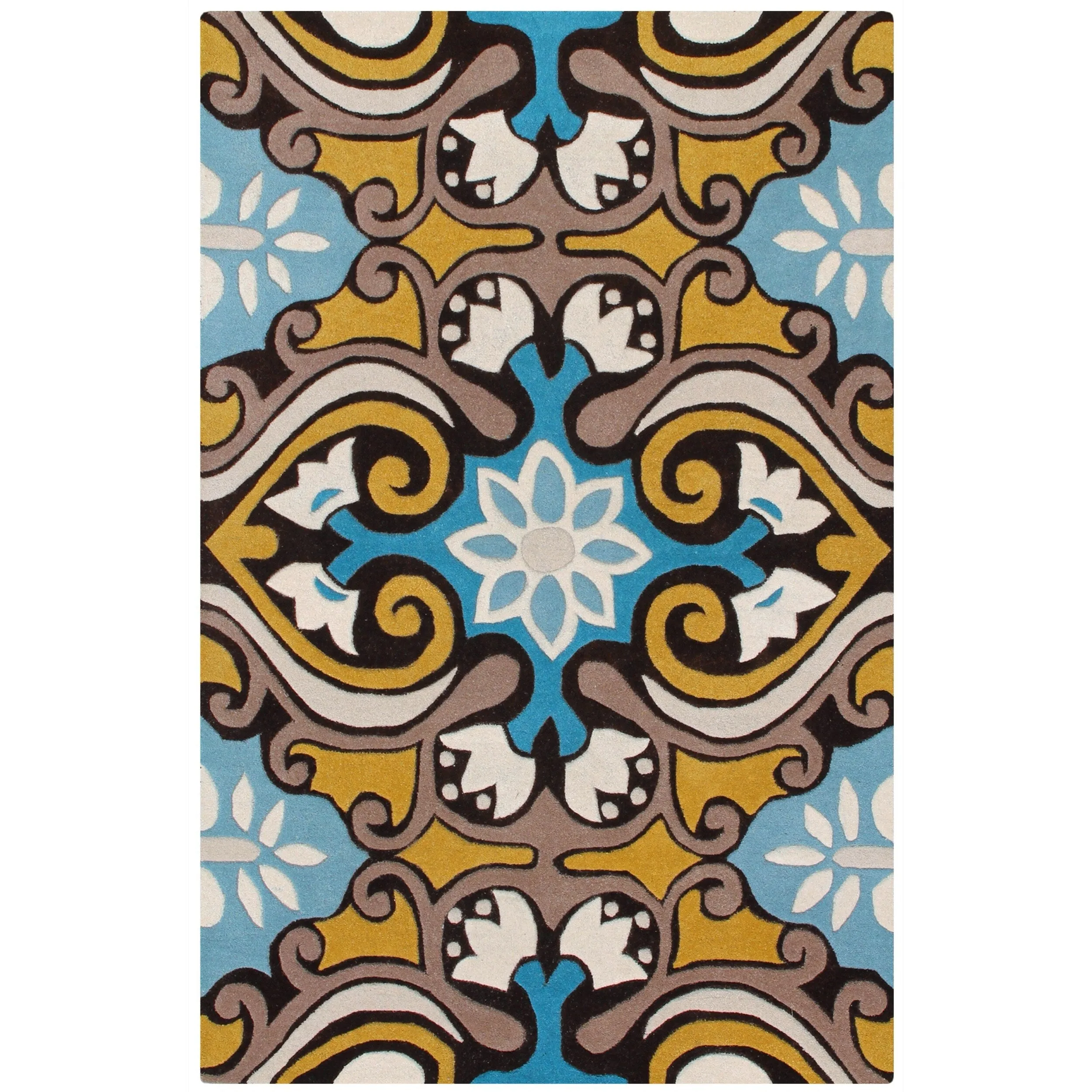 SAFAVIEH Handmade Wyndham Sigfrid Modern Wool Rug